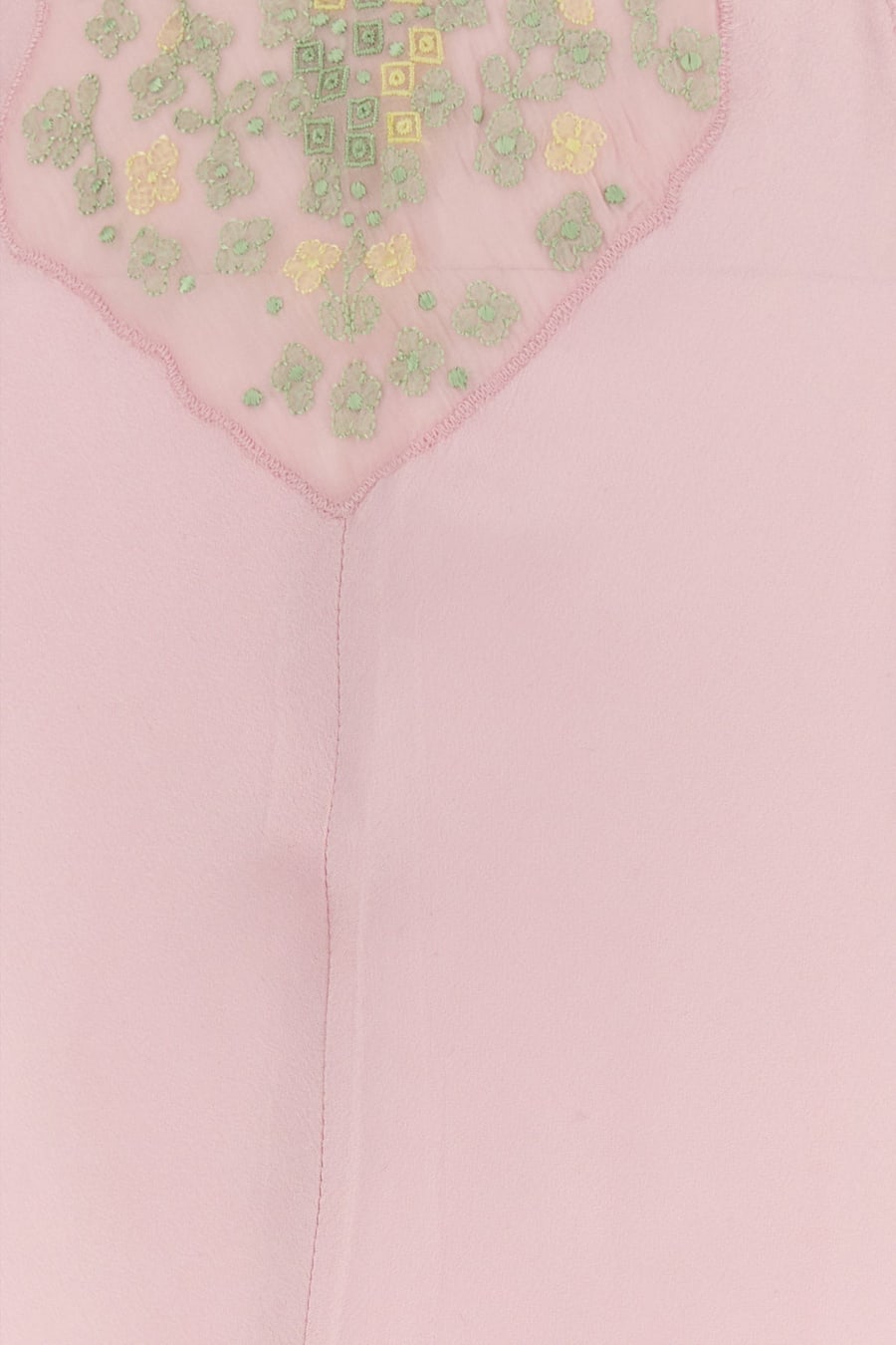 Prada Gonna in raso rosa, view 3