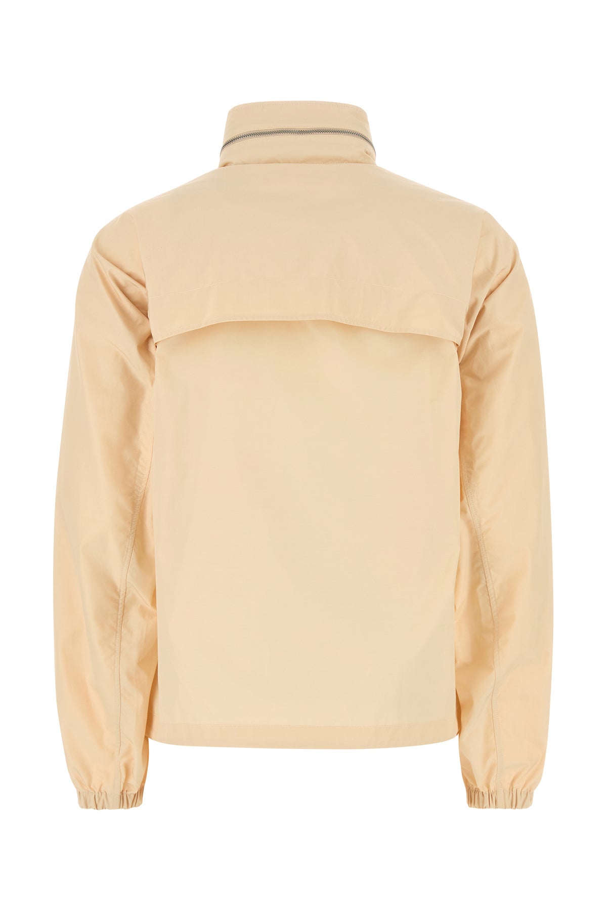 Burberry Giacca a vento in misto nylon rosa carne, view 2