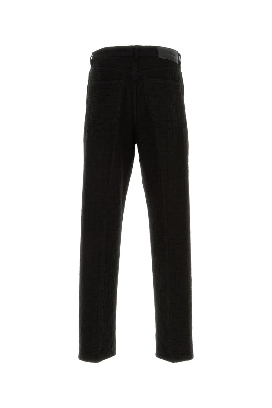 Ferragamo Pantalone in cotone nero, view 2