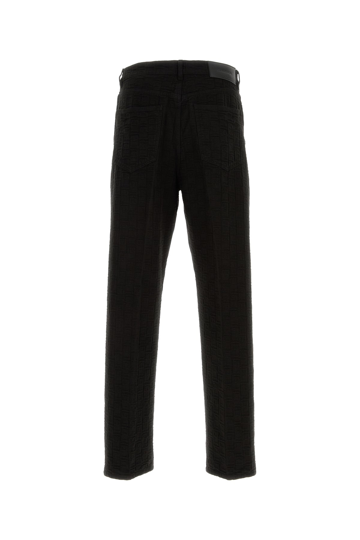 Ferragamo Pantalone in cotone nero, view 2