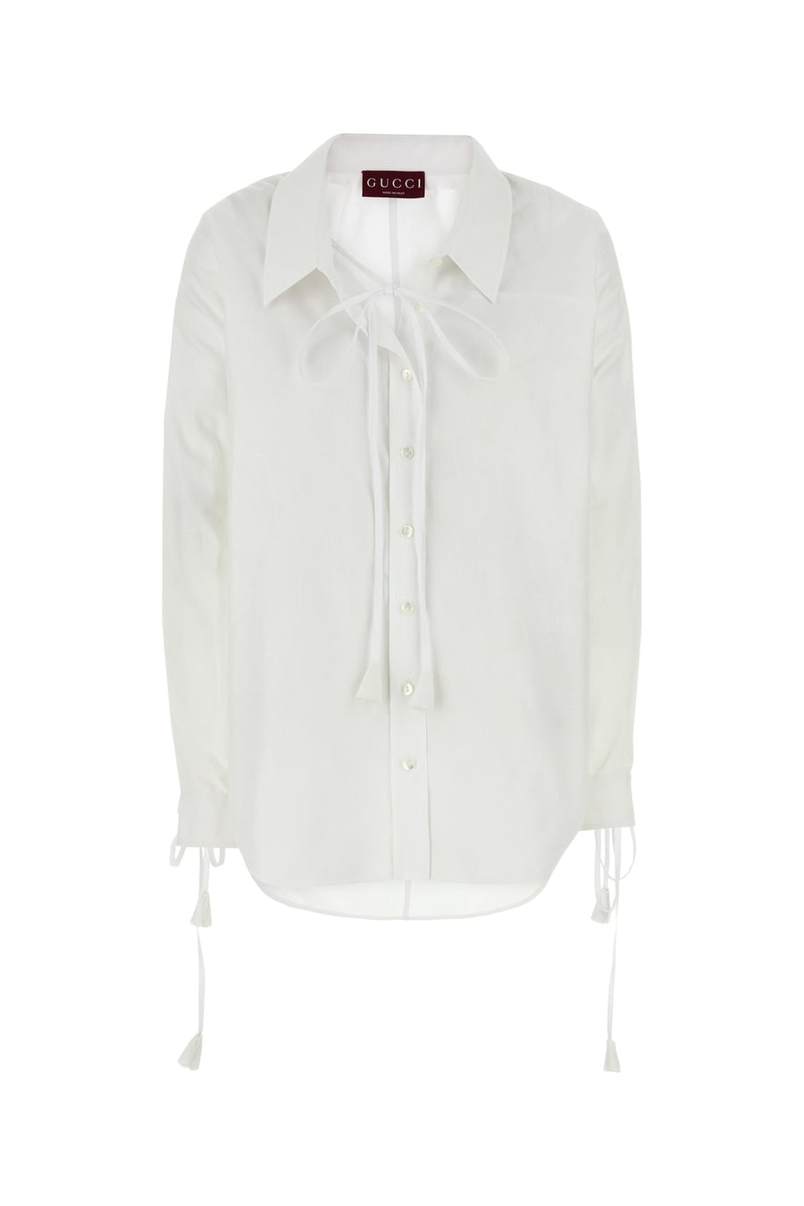 Gucci Camicia in cotone bianco