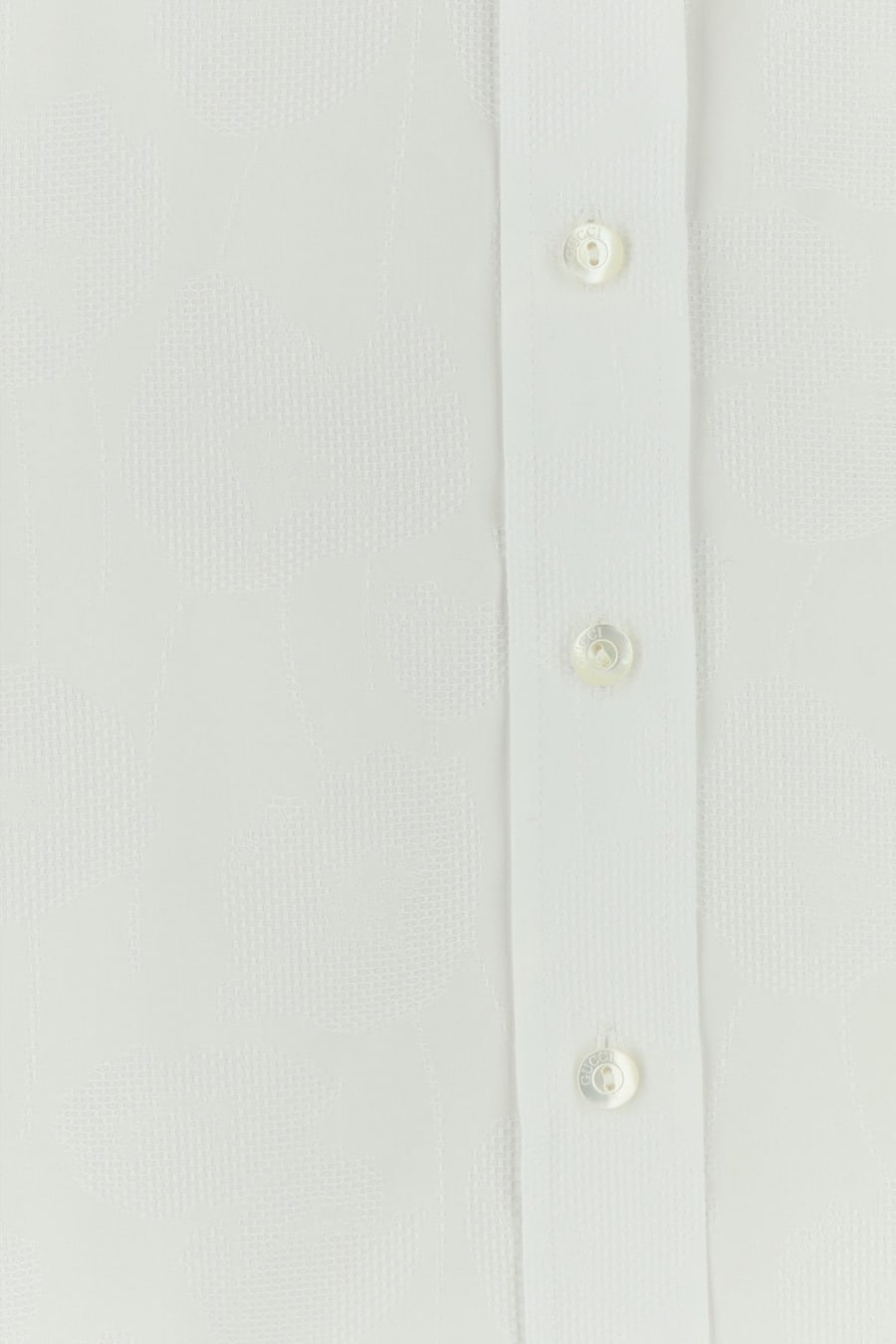 Gucci Camicia in cotone bianco, view 5