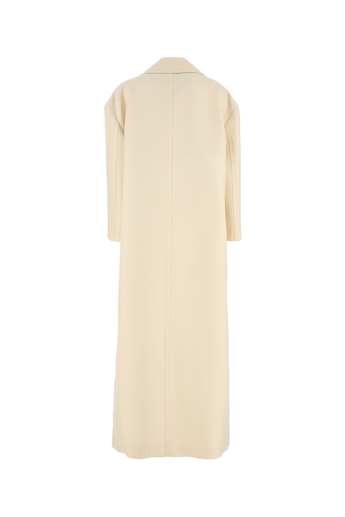 Gucci Cappotto in misto lana avorio, view 2