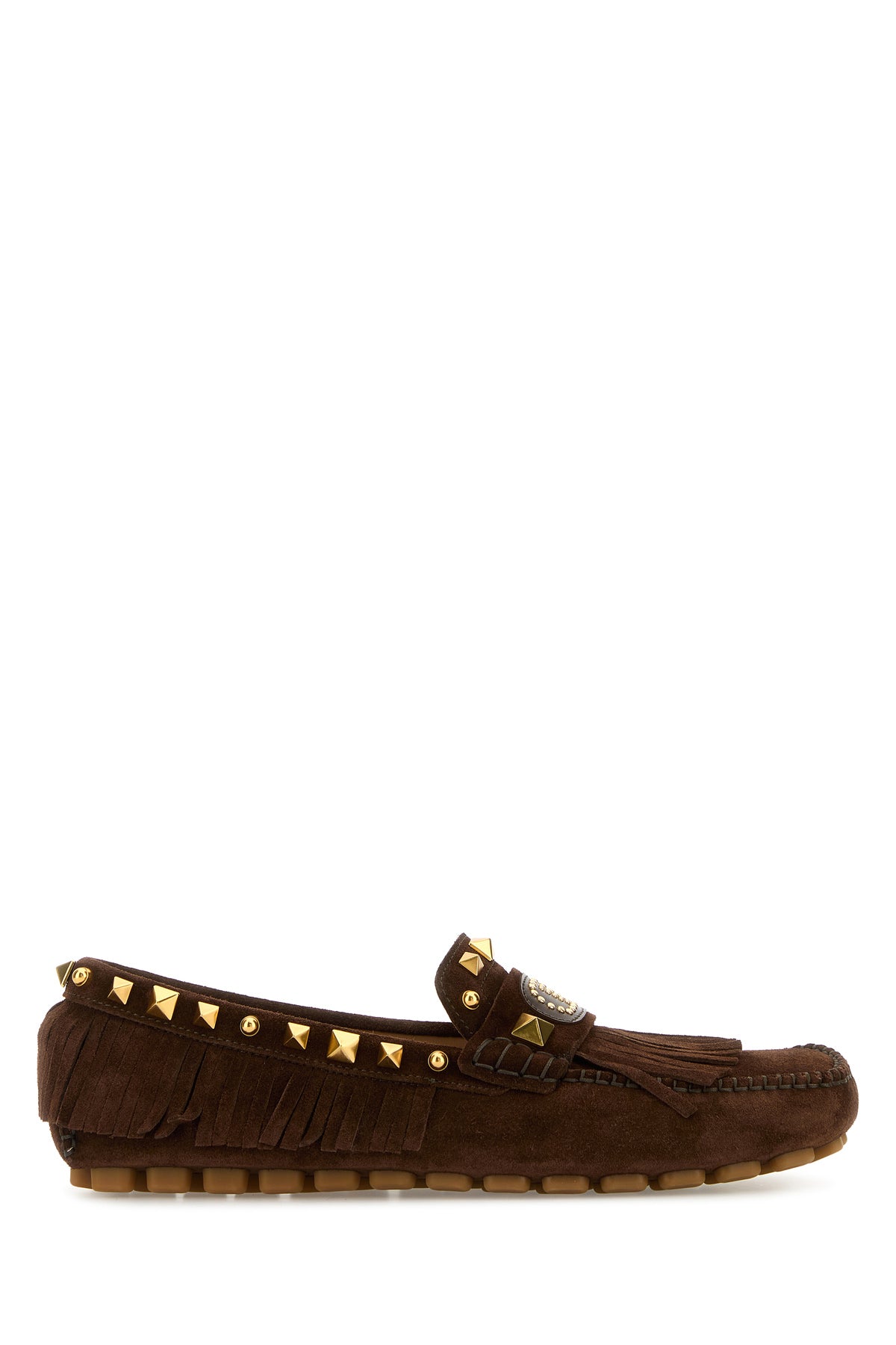 Valentino Garavani Mocassini Plaster Caster in crosta marrone