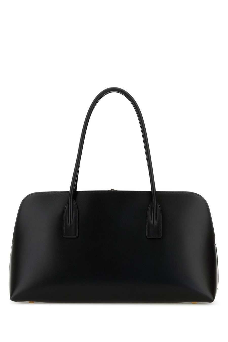 Saint Laurent Borsa shopping in pelle nera, view 3