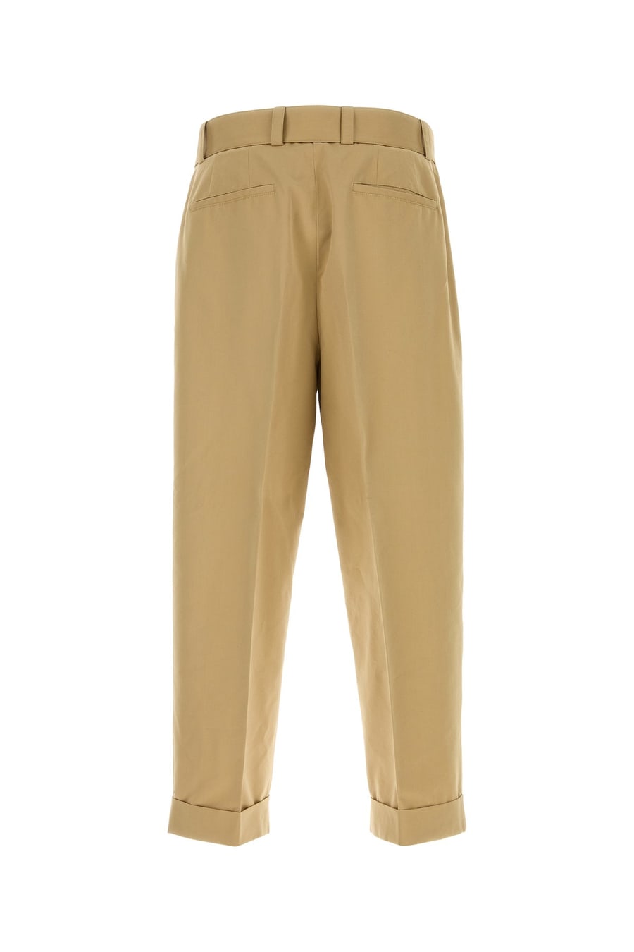 Jil Sander Pantalone in misto cotone beige, view 2