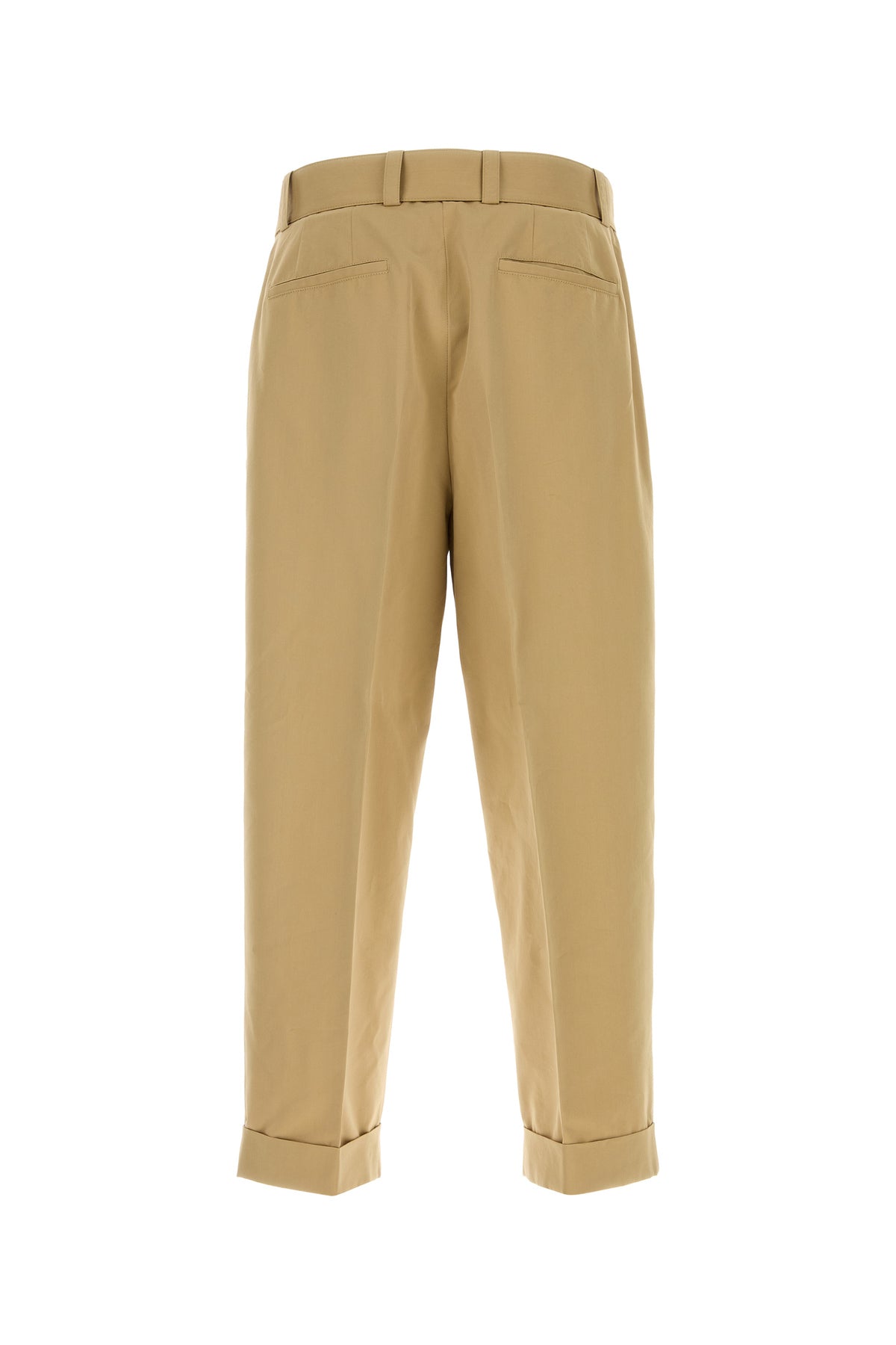 Jil Sander Pantalone in misto cotone beige, view 2