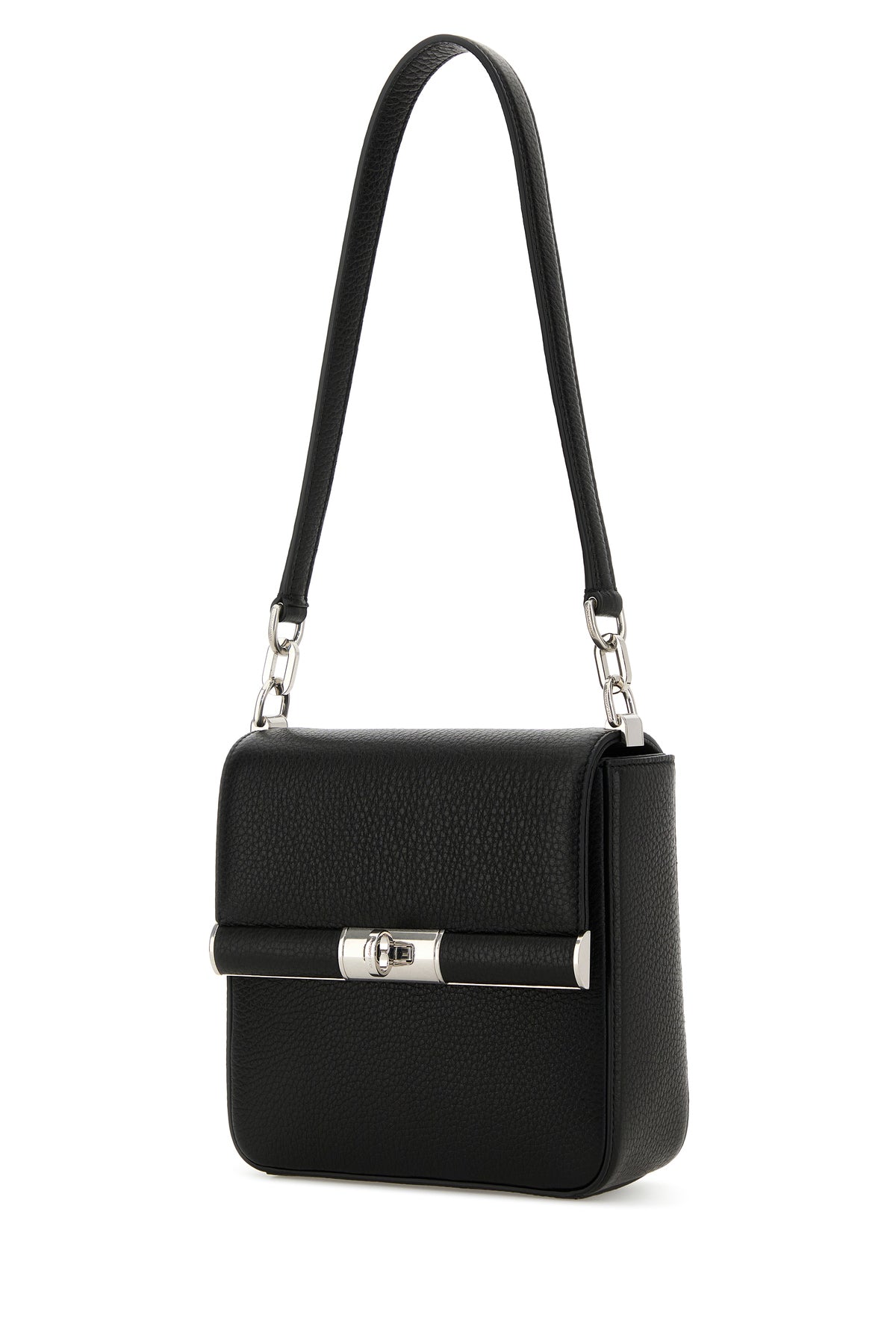 Dolce & Gabbana Borsa a spalla Marlene in pelle nera, view 2