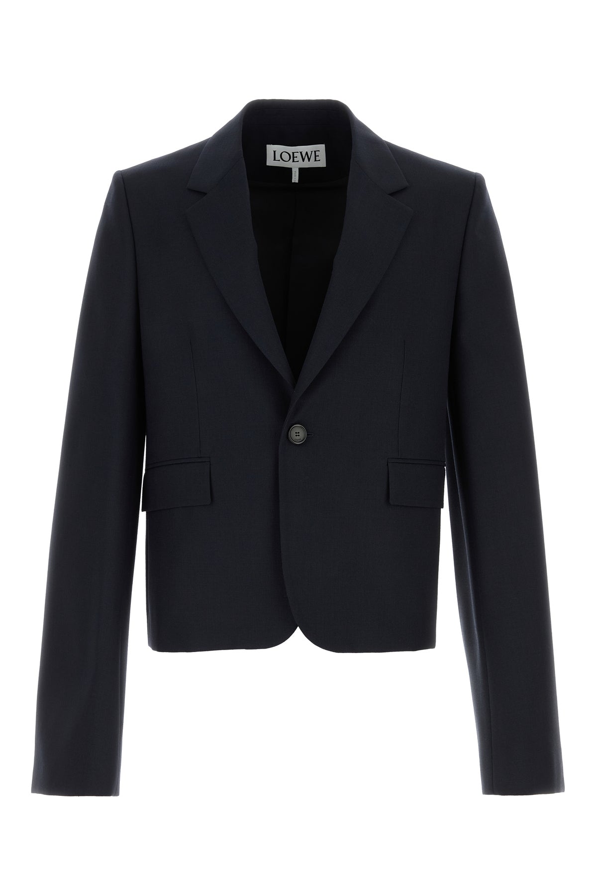Loewe Giacca in lana blu notte