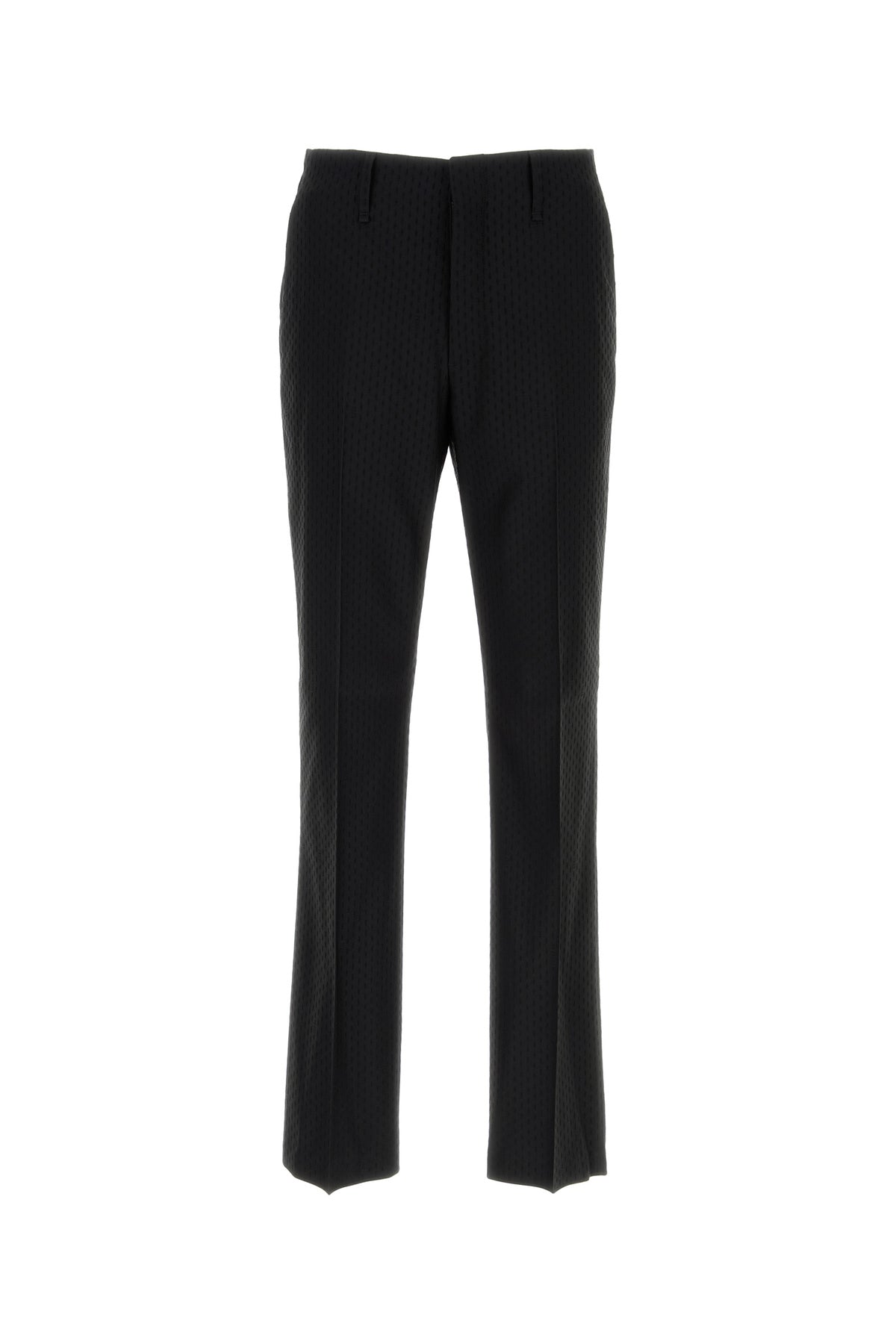 Fendi Pantalone in misto lana nera