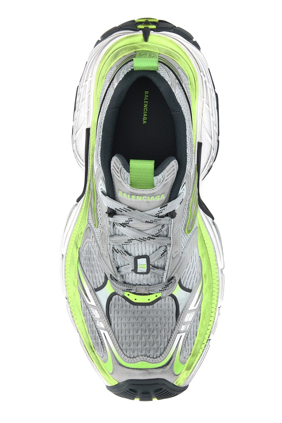 Balenciaga Sneakers 6XL multicolor in rete e gomma, view 4