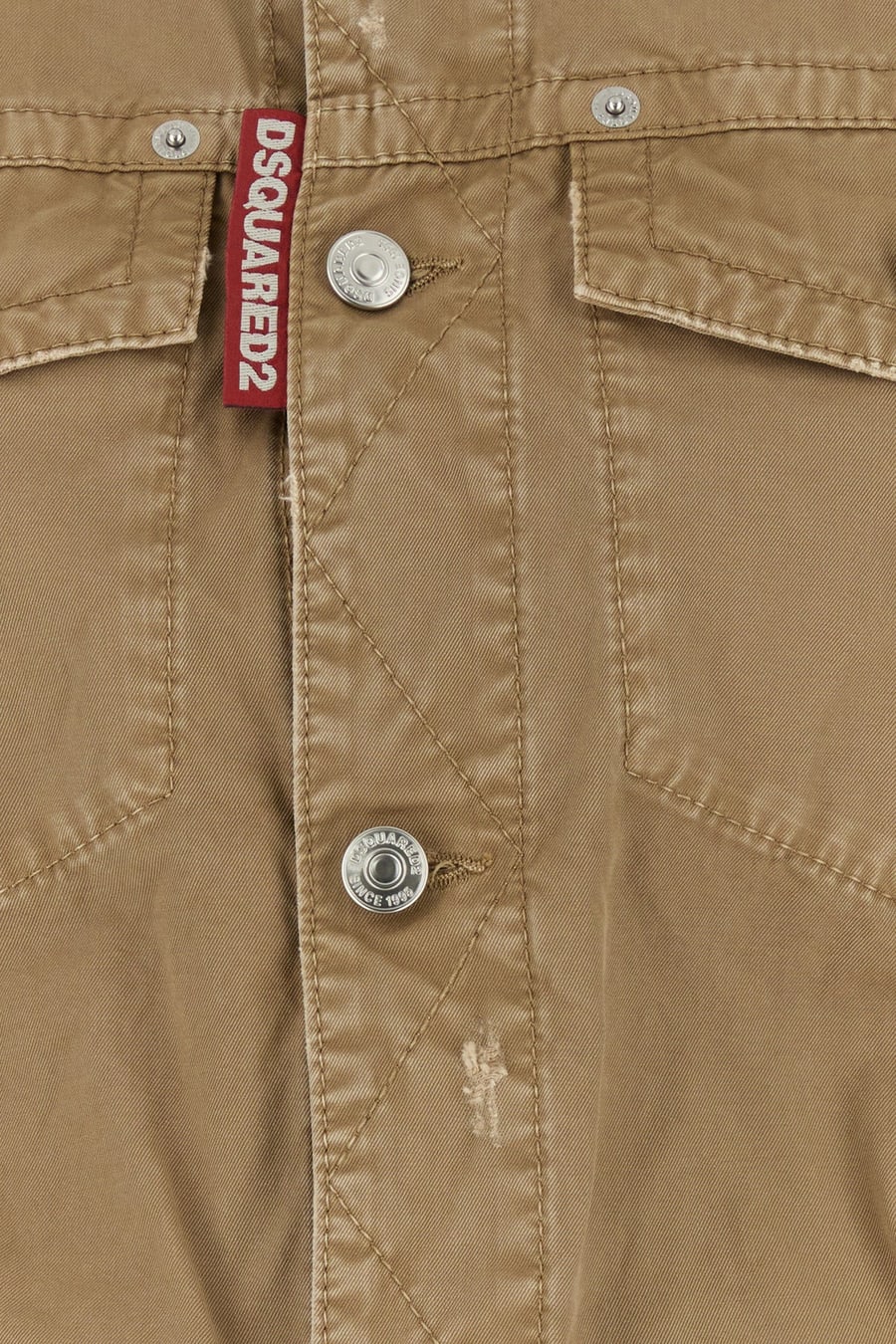 Dsquared2 Giubbino in cotone beige