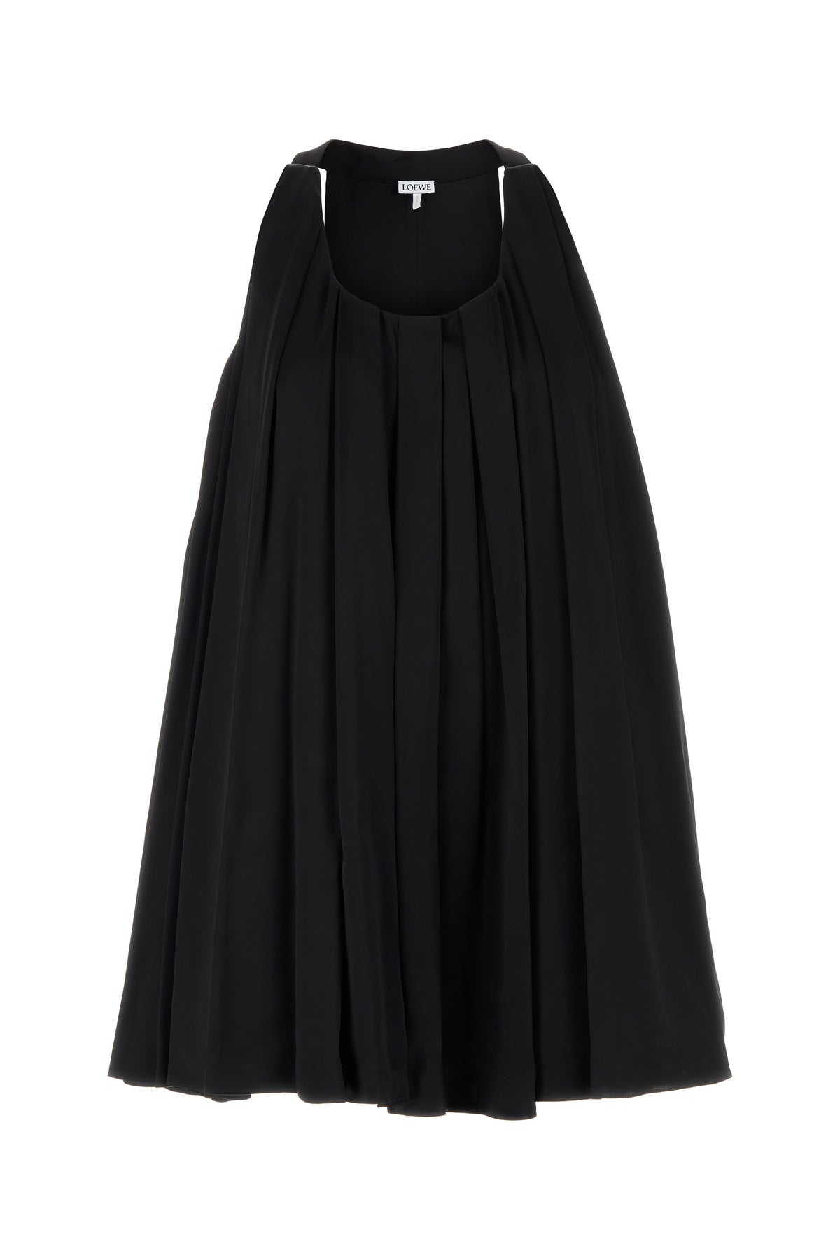 Loewe Mini abito in raso nero