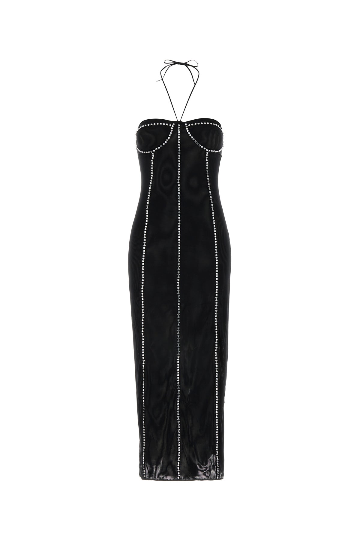 OSEREE Abito in tulle stretch nero