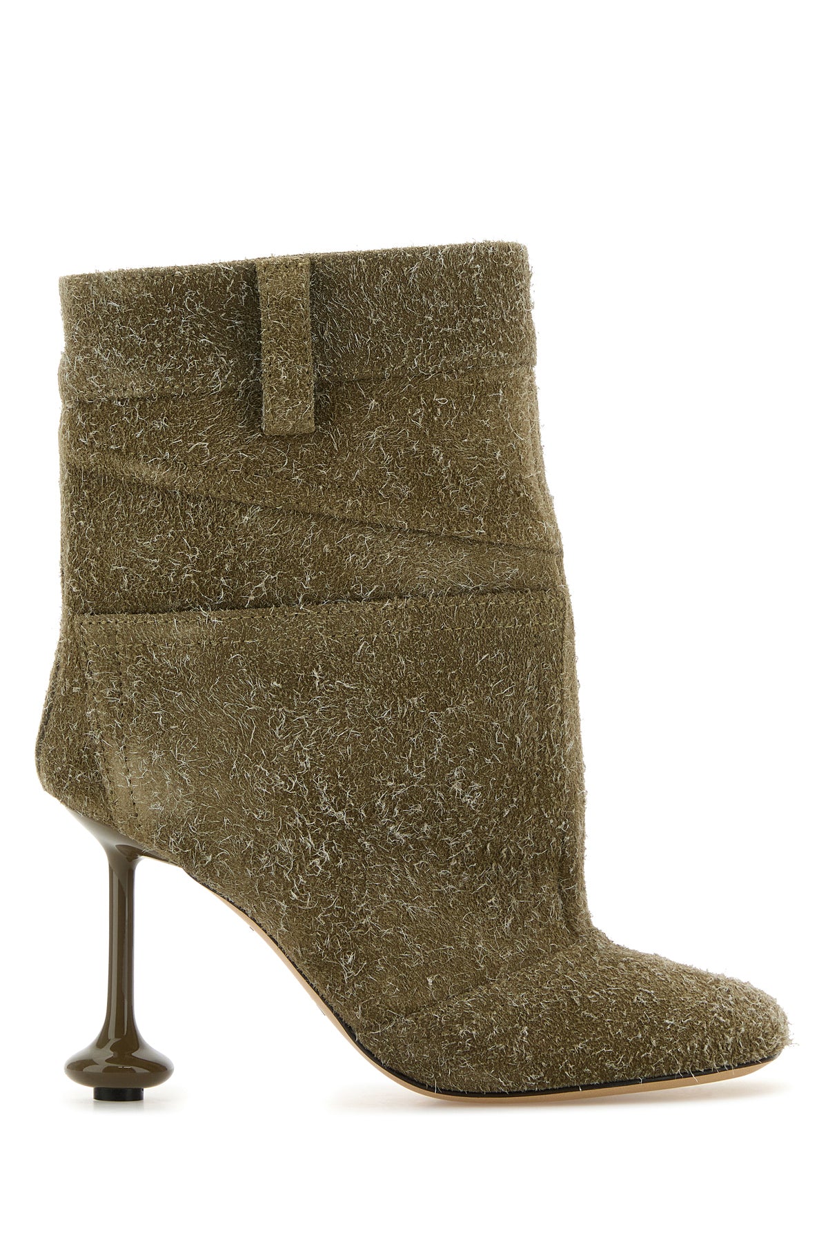 Loewe Stivaletti Toy Panta in pelle scamosciata kaki
