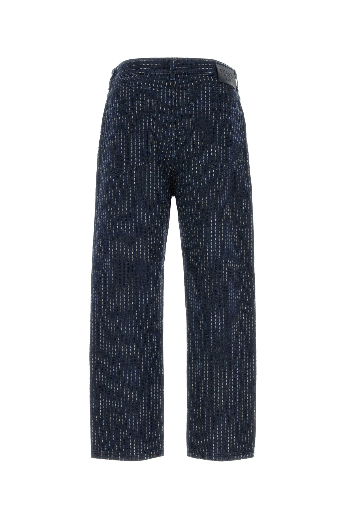 Fendi Jeans in denim stretch ricamato, view 2