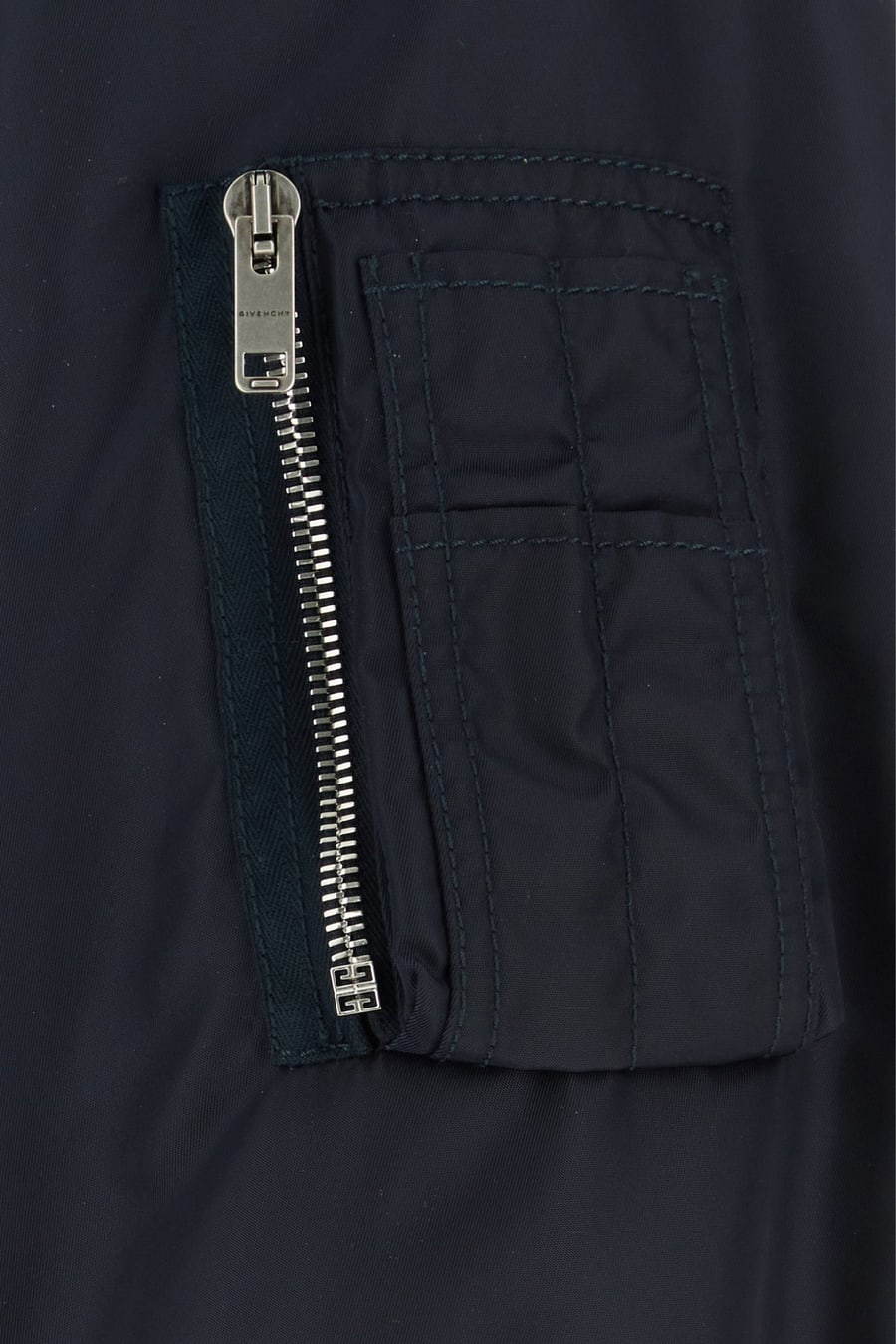 Givenchy Bomber in nylon blu navy, view 3