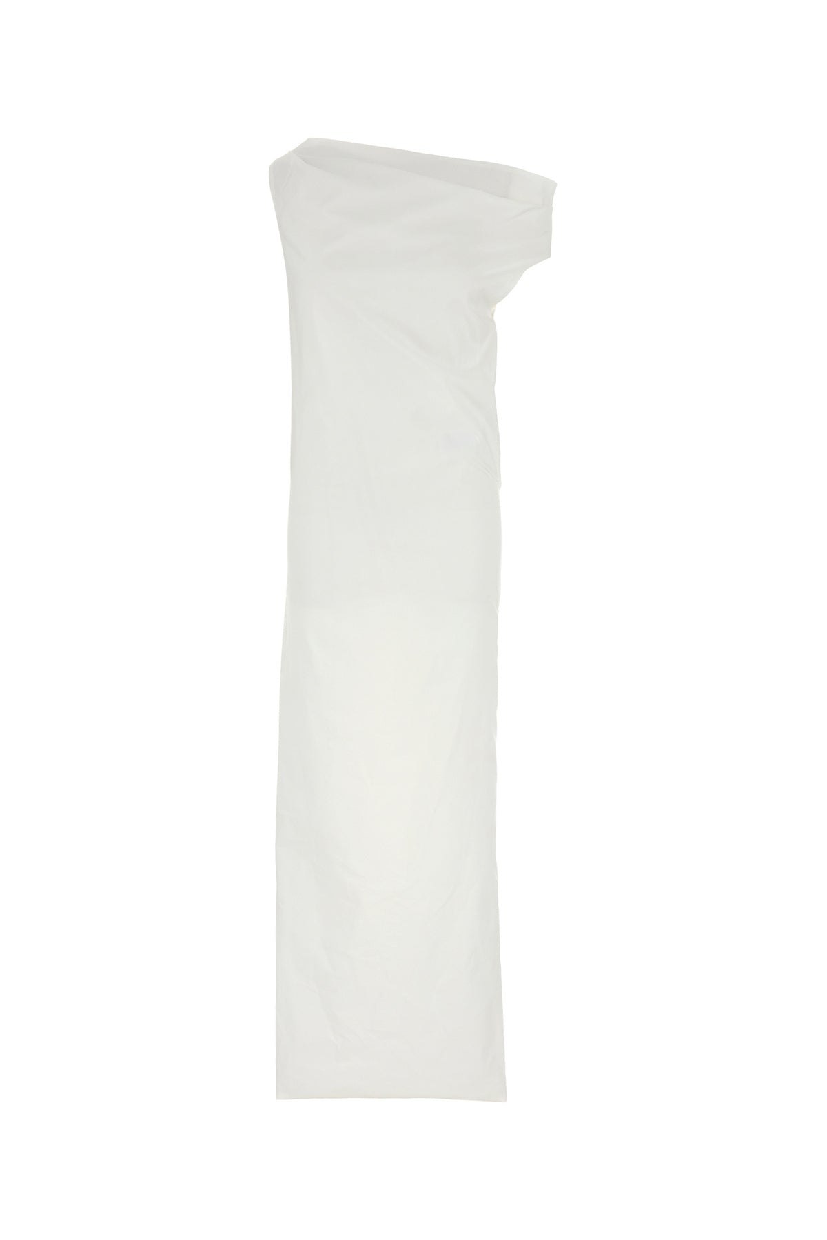 ARMARIUM Abito monospalla Tiche in popeline stretch bianco
