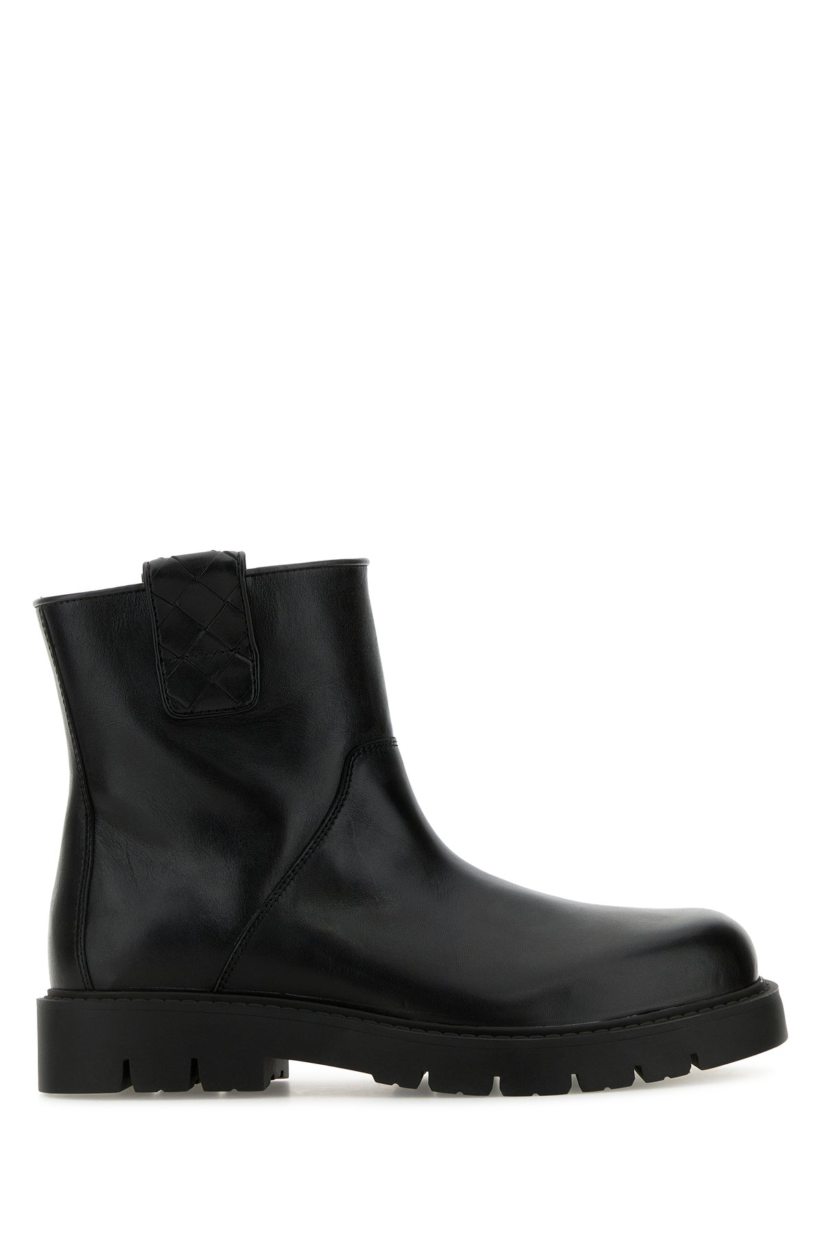 Bottega Veneta Stivaletti Haddock in pelle nera