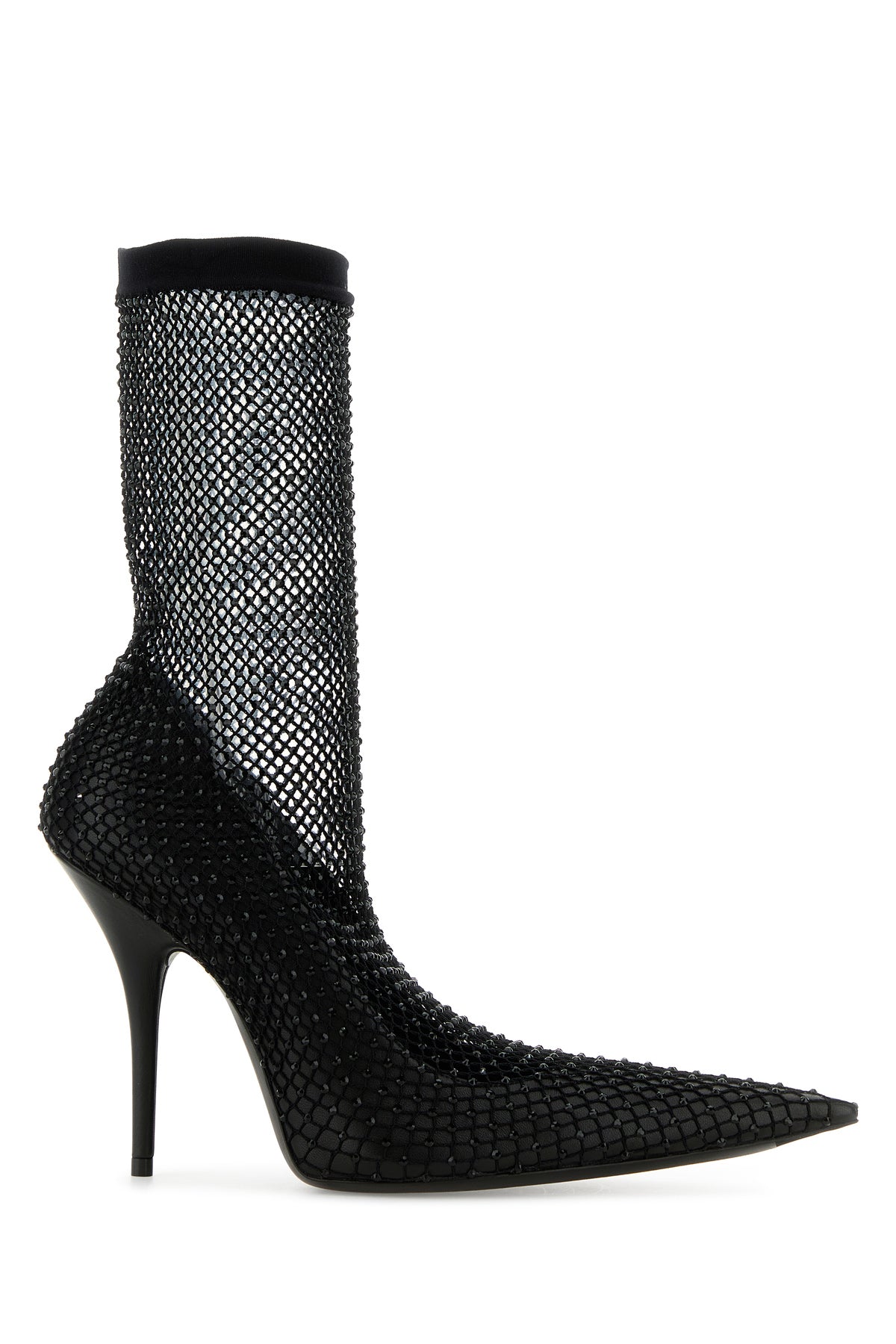 Balenciaga Stivaletti Avenue neri in nappa e rete