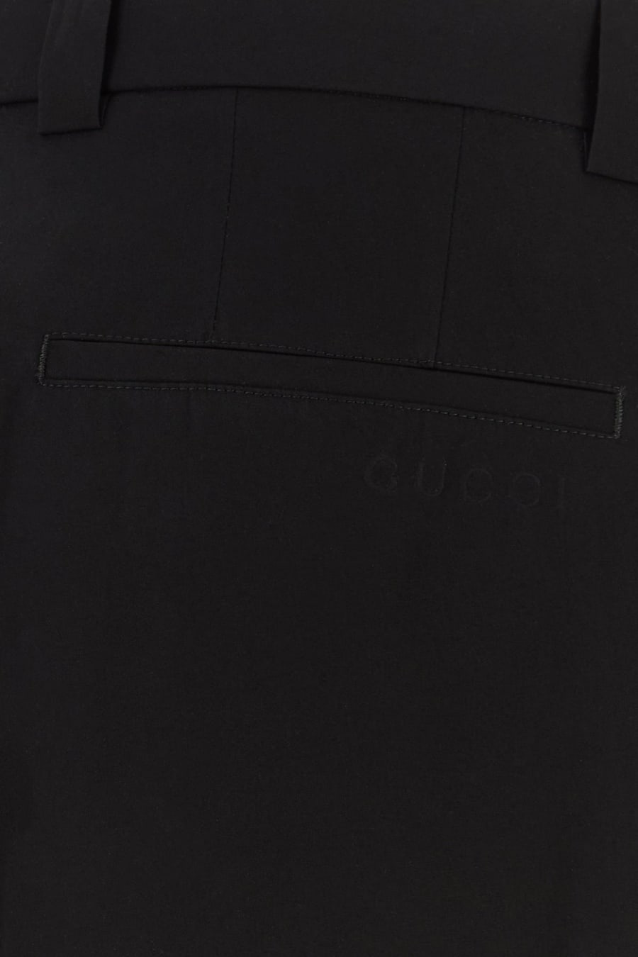 Gucci Pantalone in popeline nero, view 5