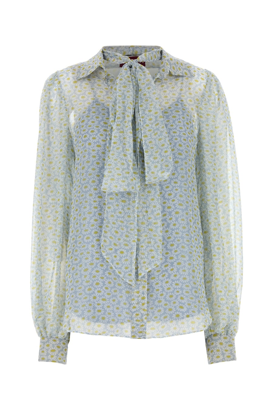 Gucci Camicia in chiffon stampato
