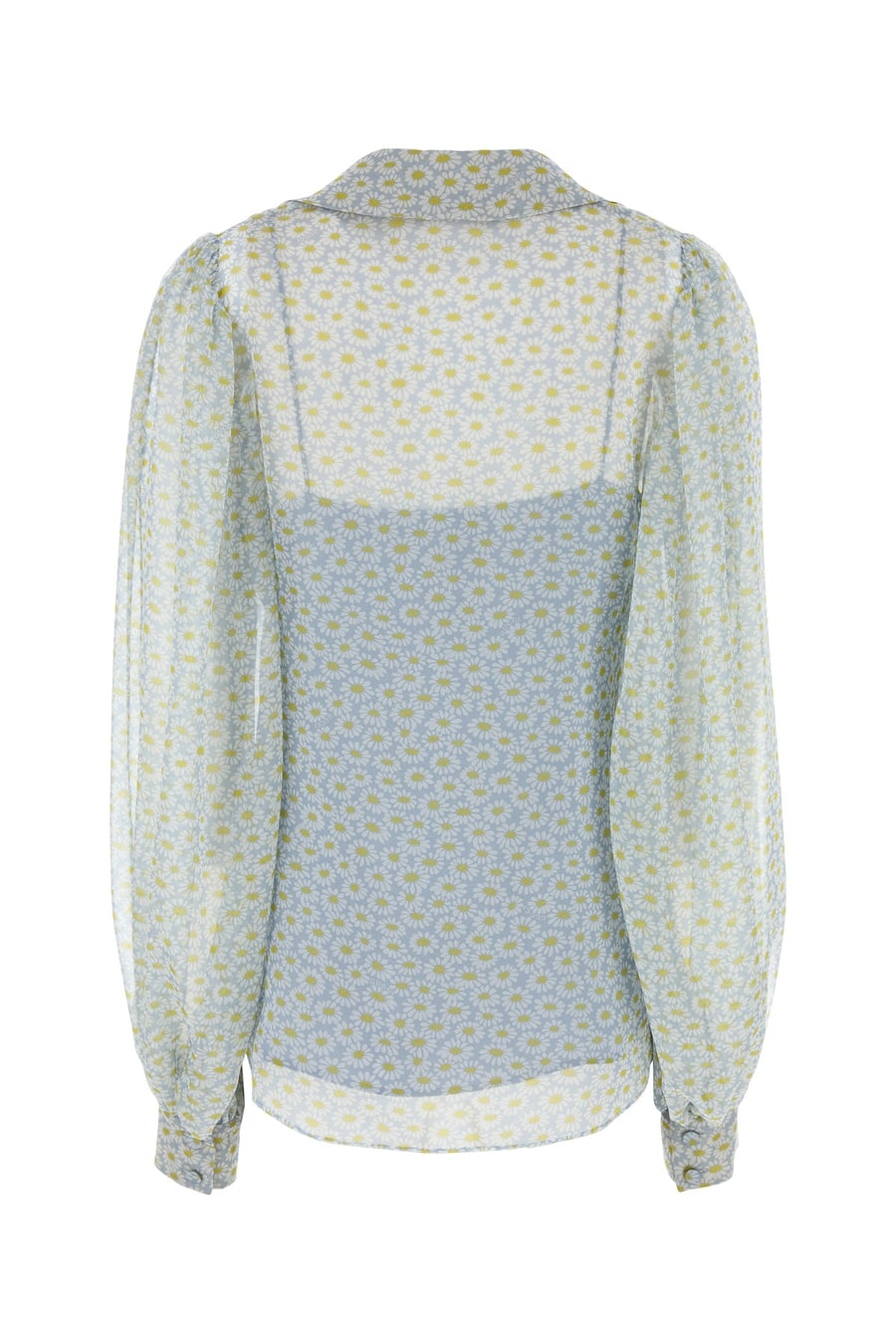 Gucci Camicia in chiffon stampato, view 2