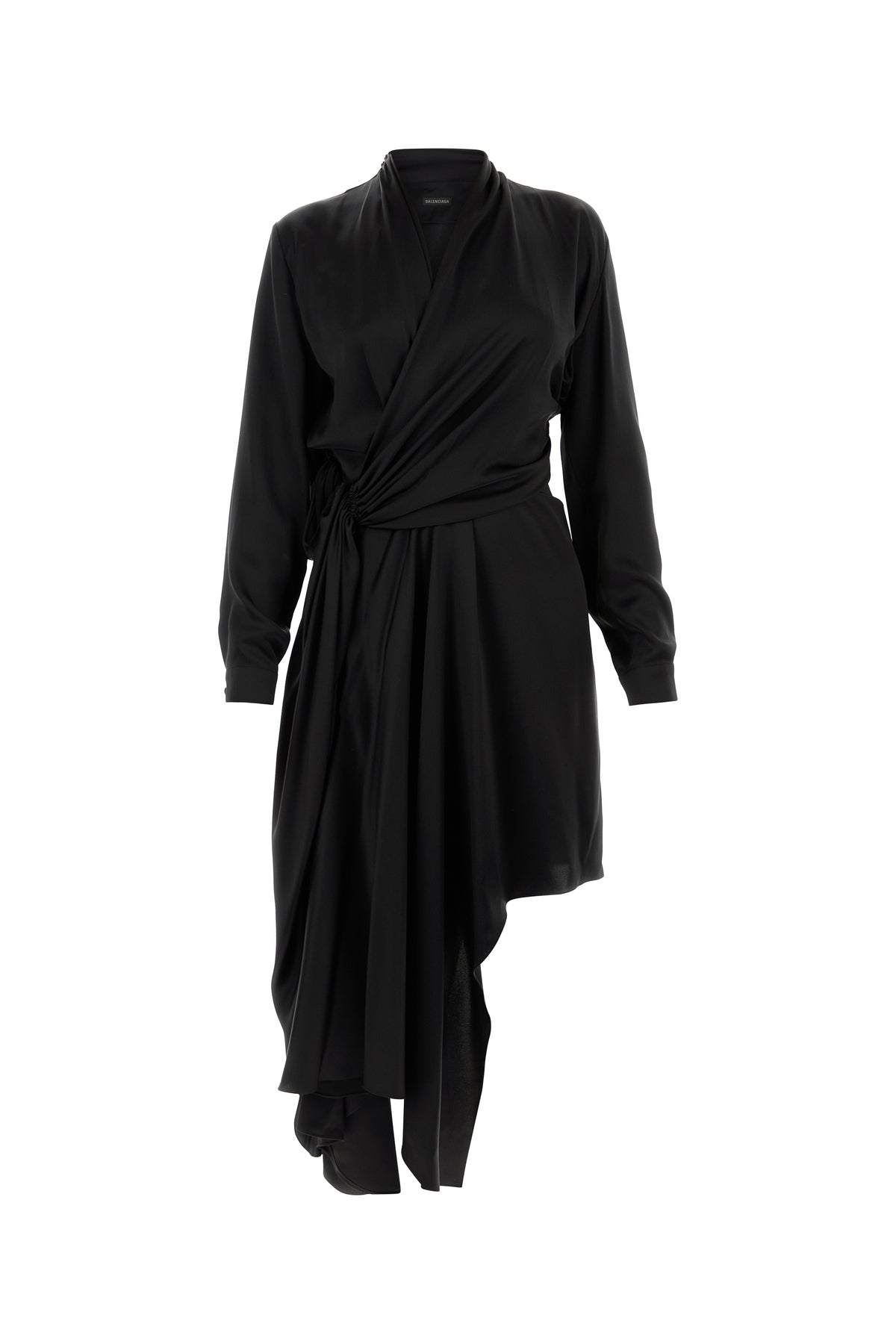 Balenciaga Abito in raso nero