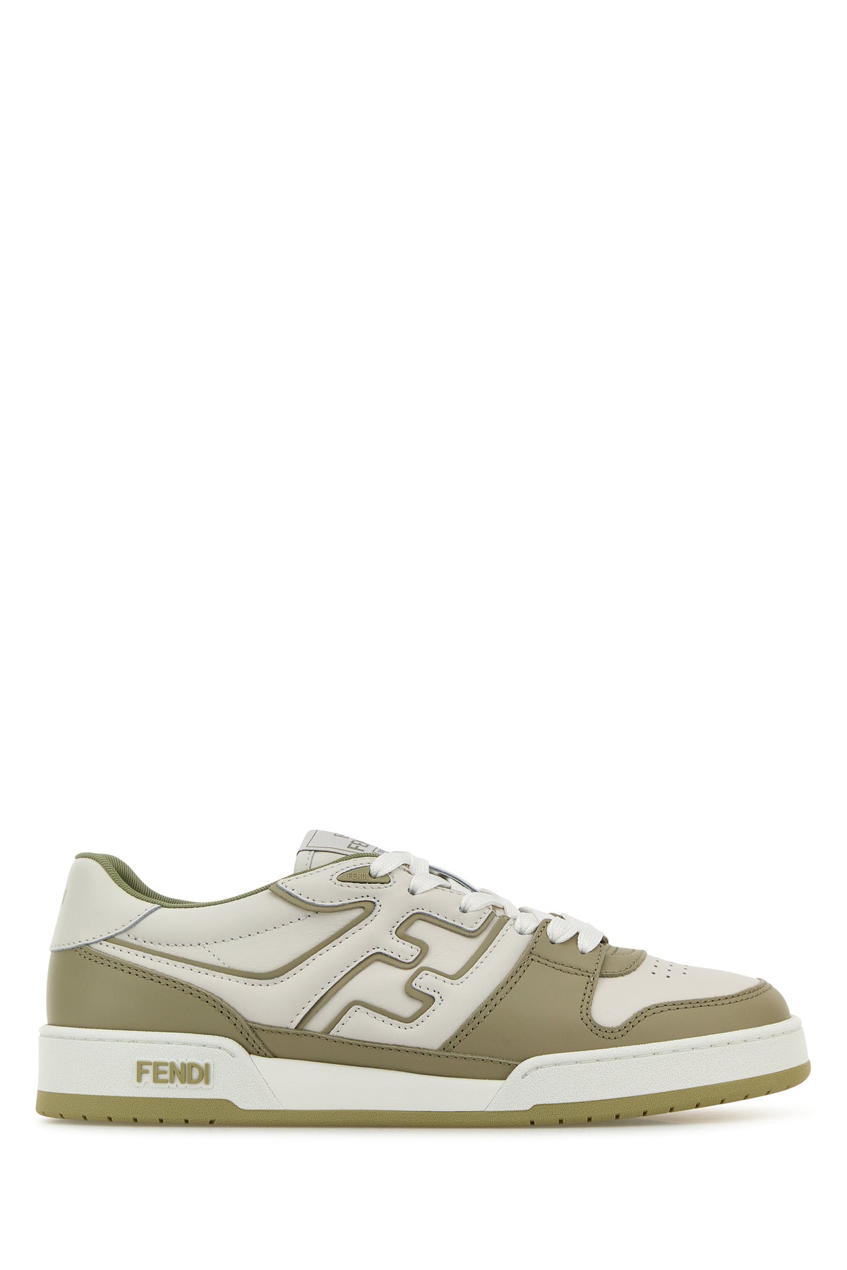 Fendi Sneakers Fendi Match in pelle bicolor