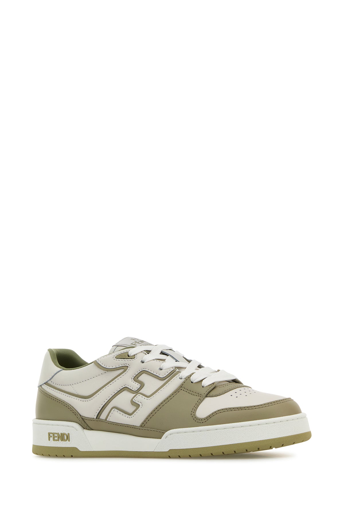 Fendi Sneakers Fendi Match in pelle bicolor, view 2
