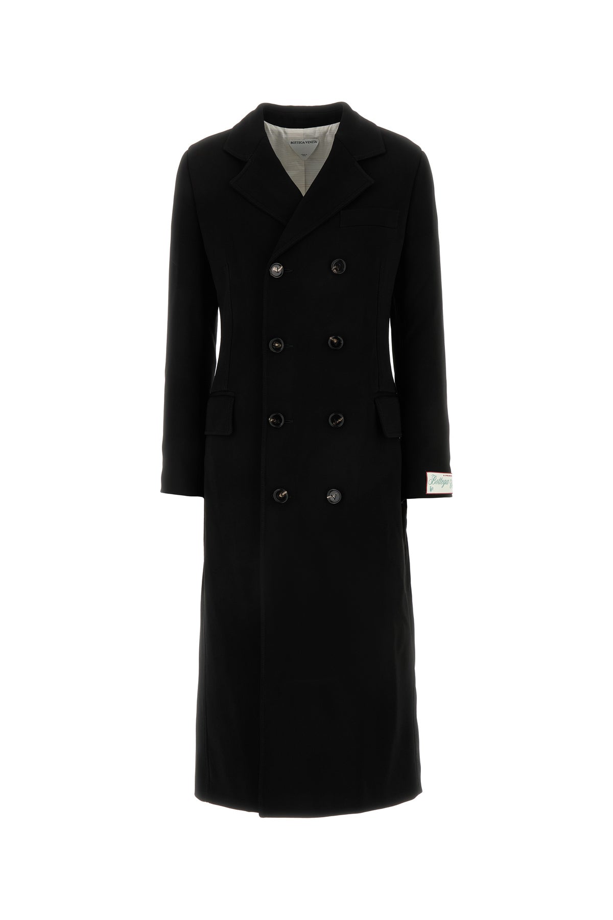 Bottega Veneta Cappotto in jersey nero