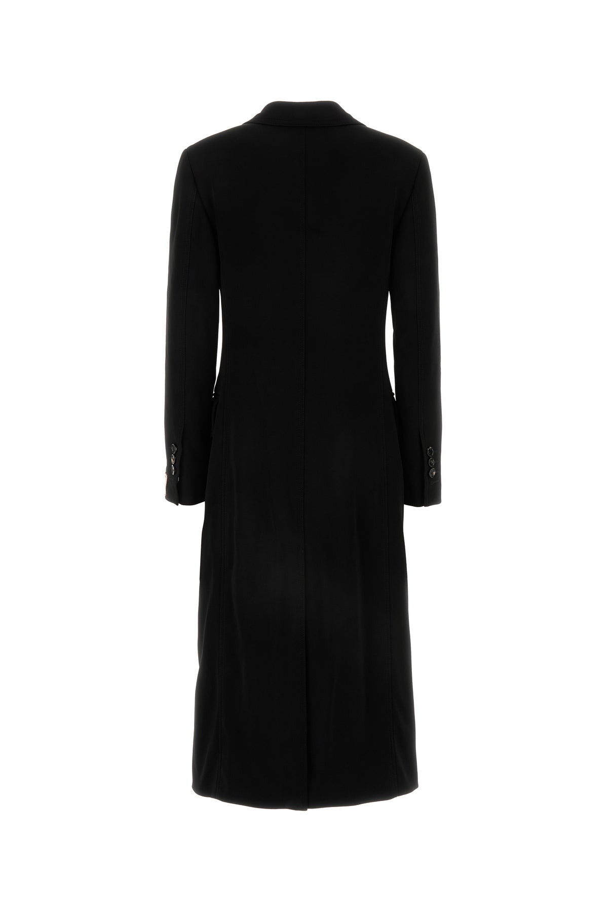 Bottega Veneta Cappotto in jersey nero, view 2