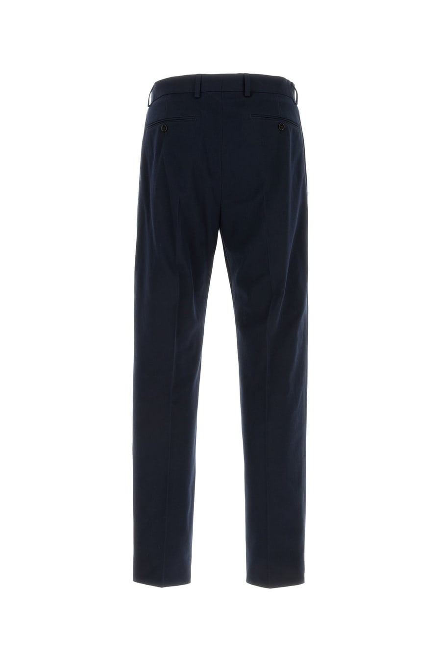 Gucci Pantalone in gabardine blu navy, view 2