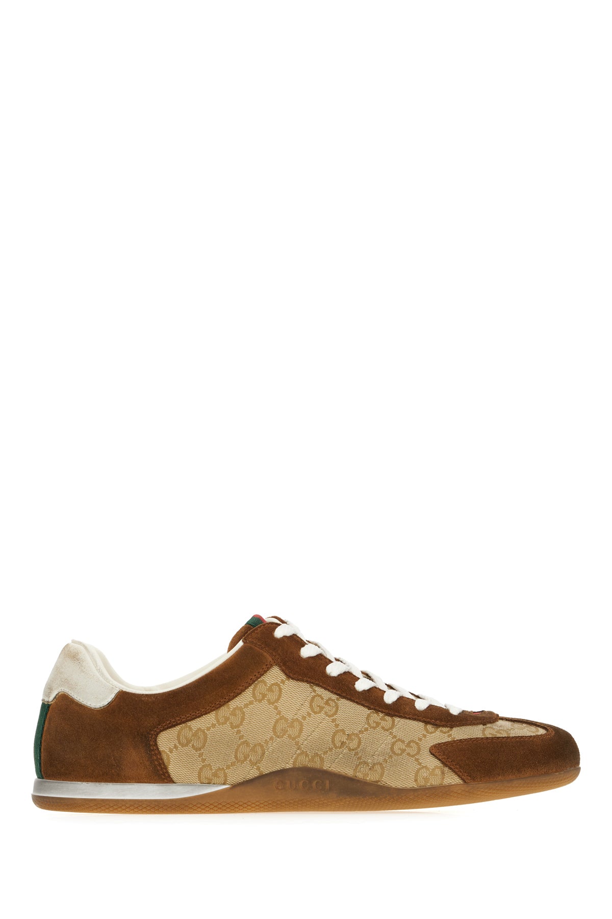 Gucci Sneakers in tessuto GG e pelle scamosciata