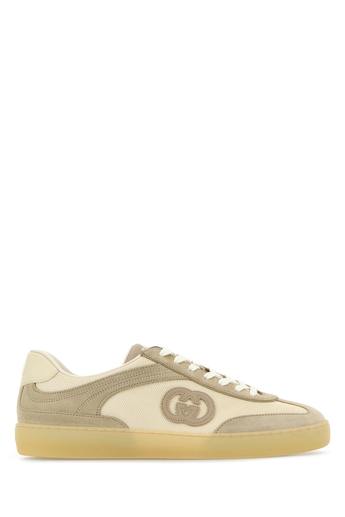 Gucci Sneakers bicolor in rete e pelle scamosciata