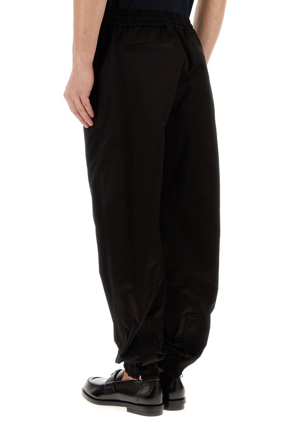Alexander McQueen Pantalone ein denim nero, view 4