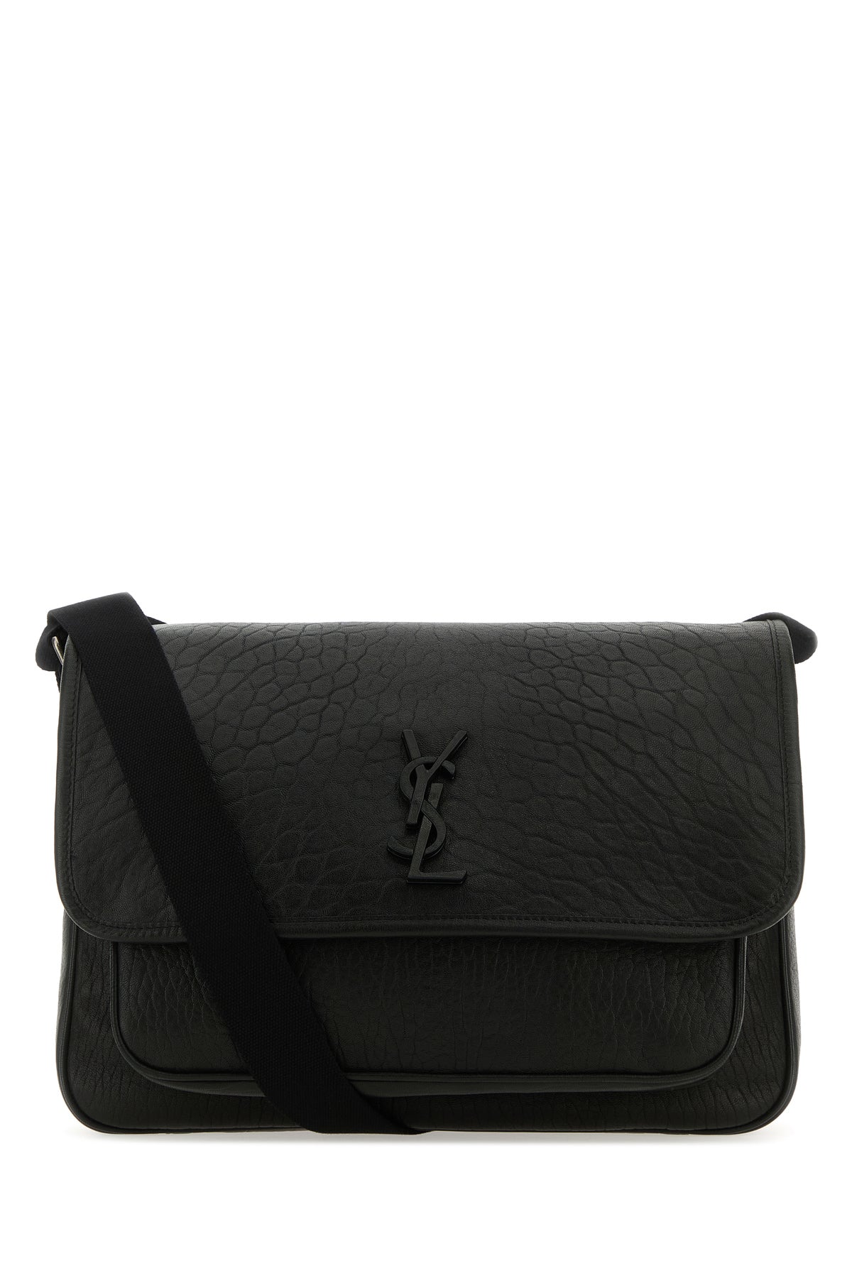 Saint Laurent Borsa a tracolla Niki in pelle nera