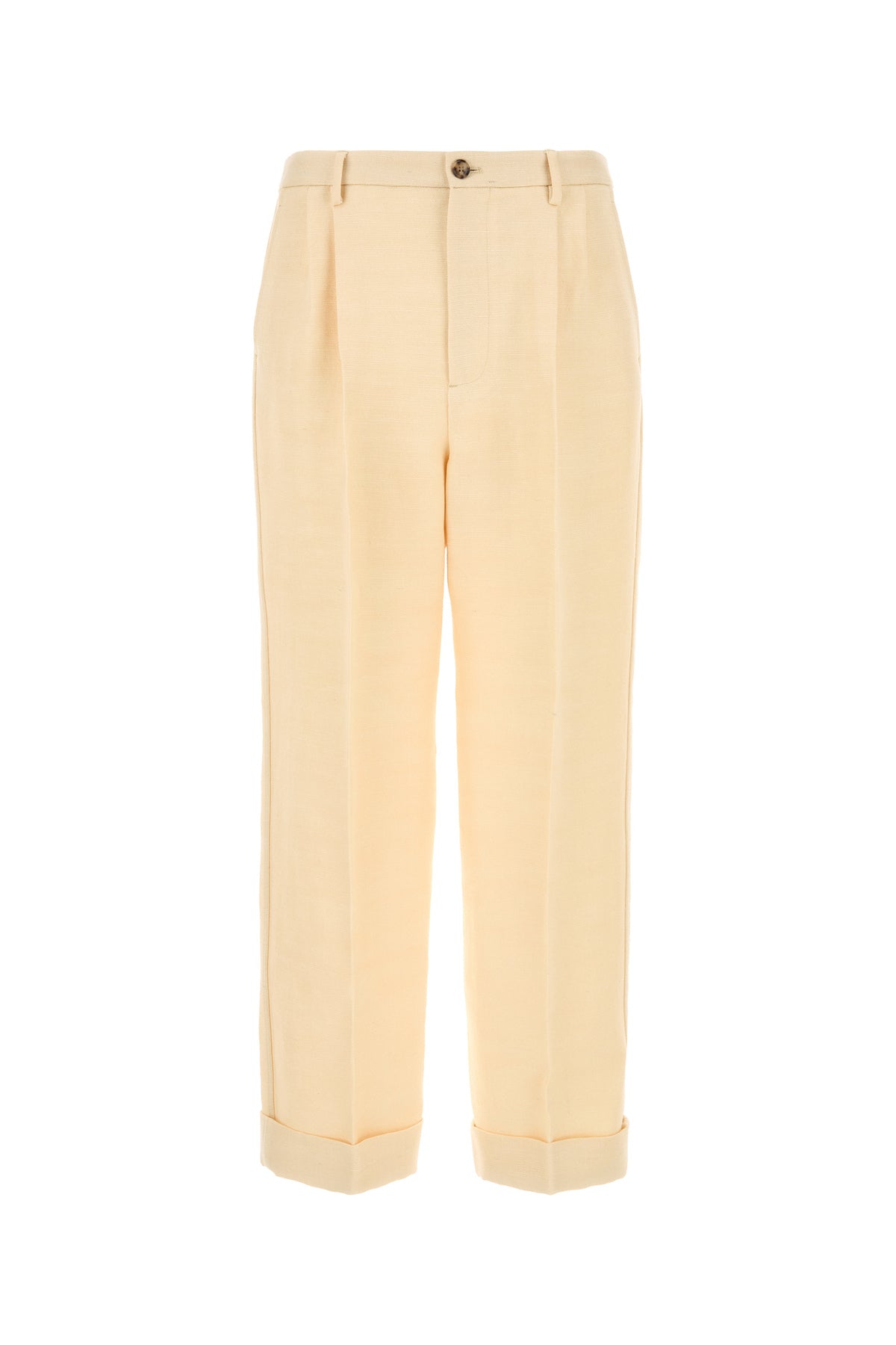 Valentino Garavani Pantalone in misto juta crema