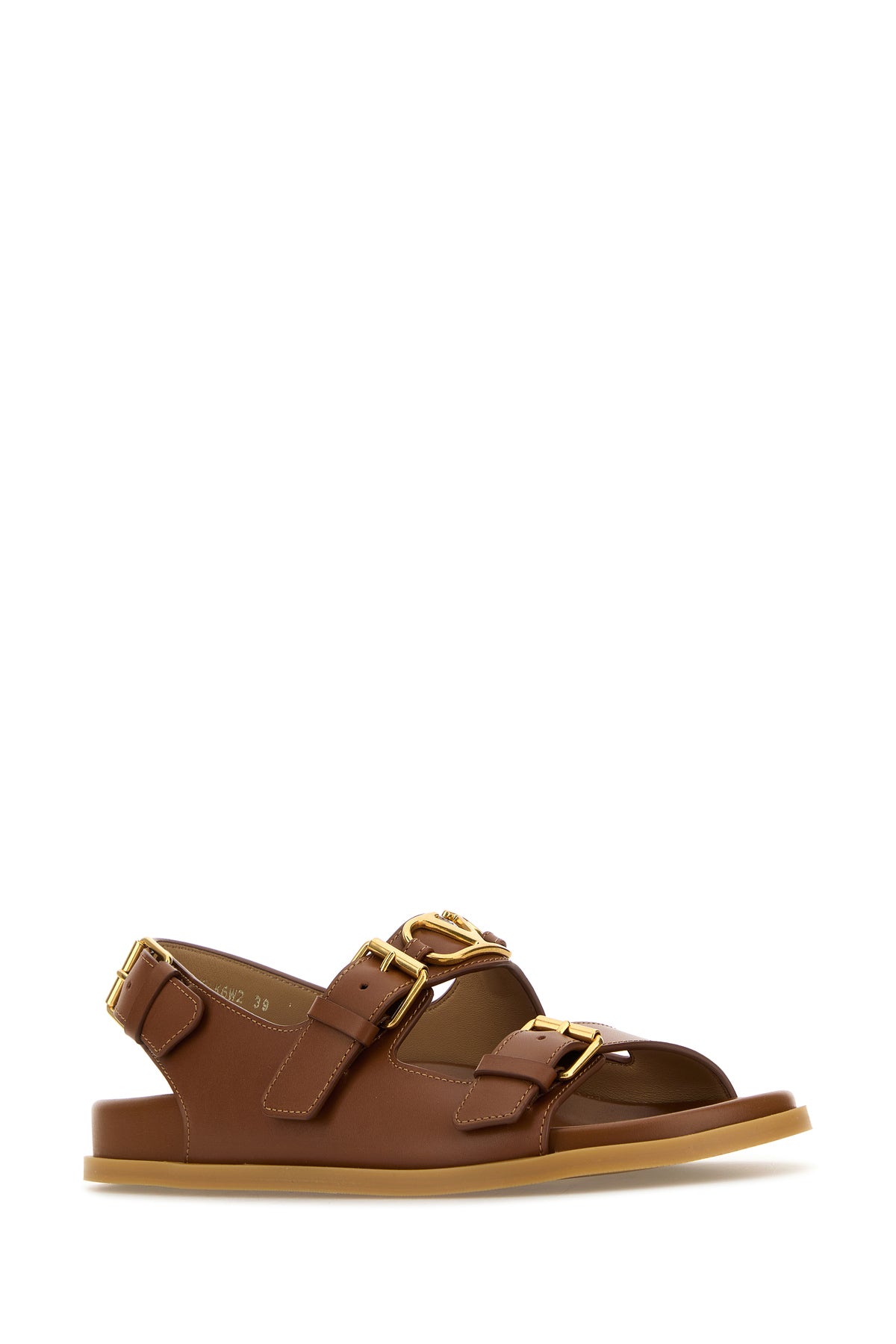 Valentino Garavani Sandali in pelle biscotto, view 2