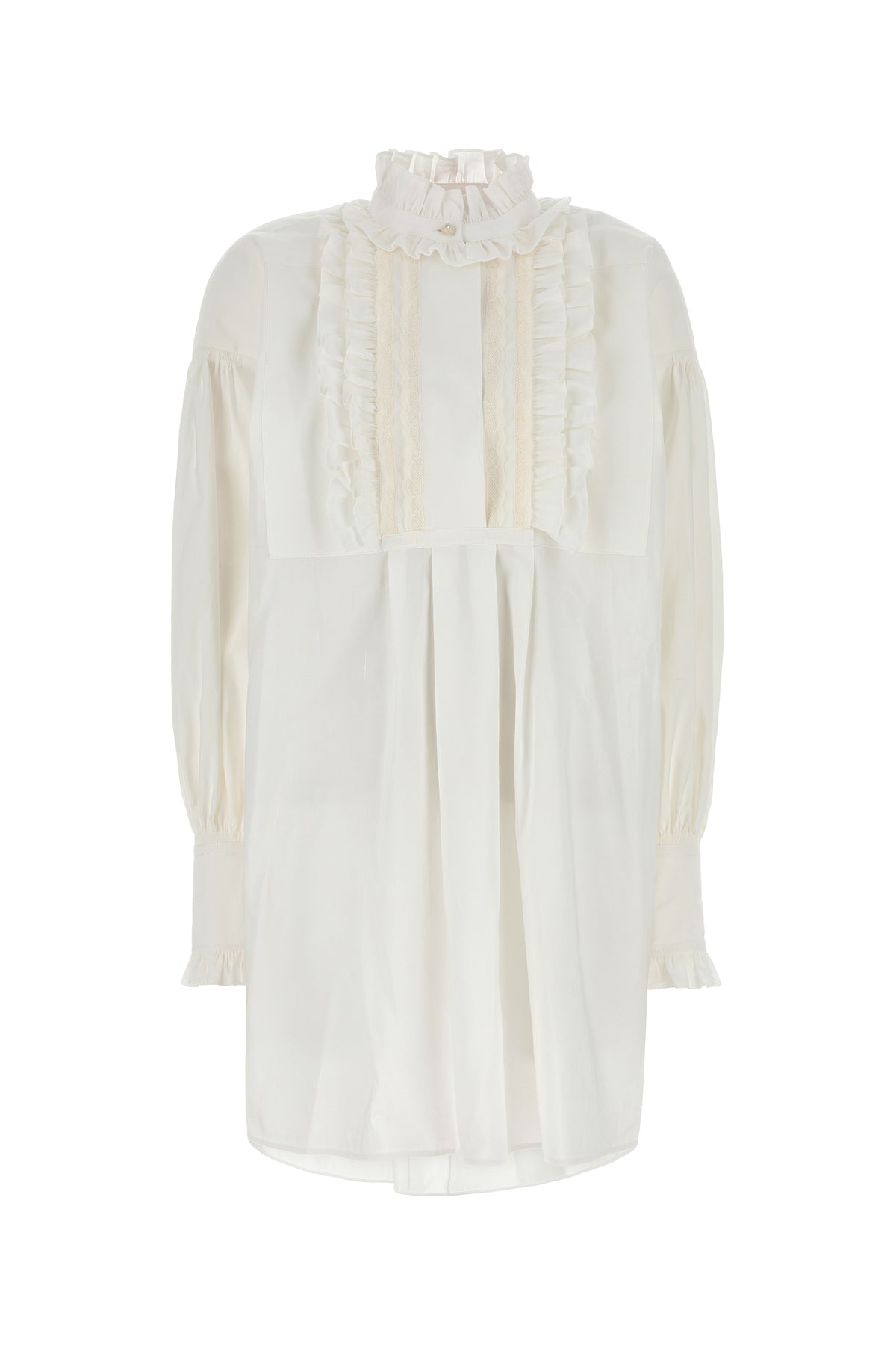 Valentino Garavani Abito in misto cotone bianco