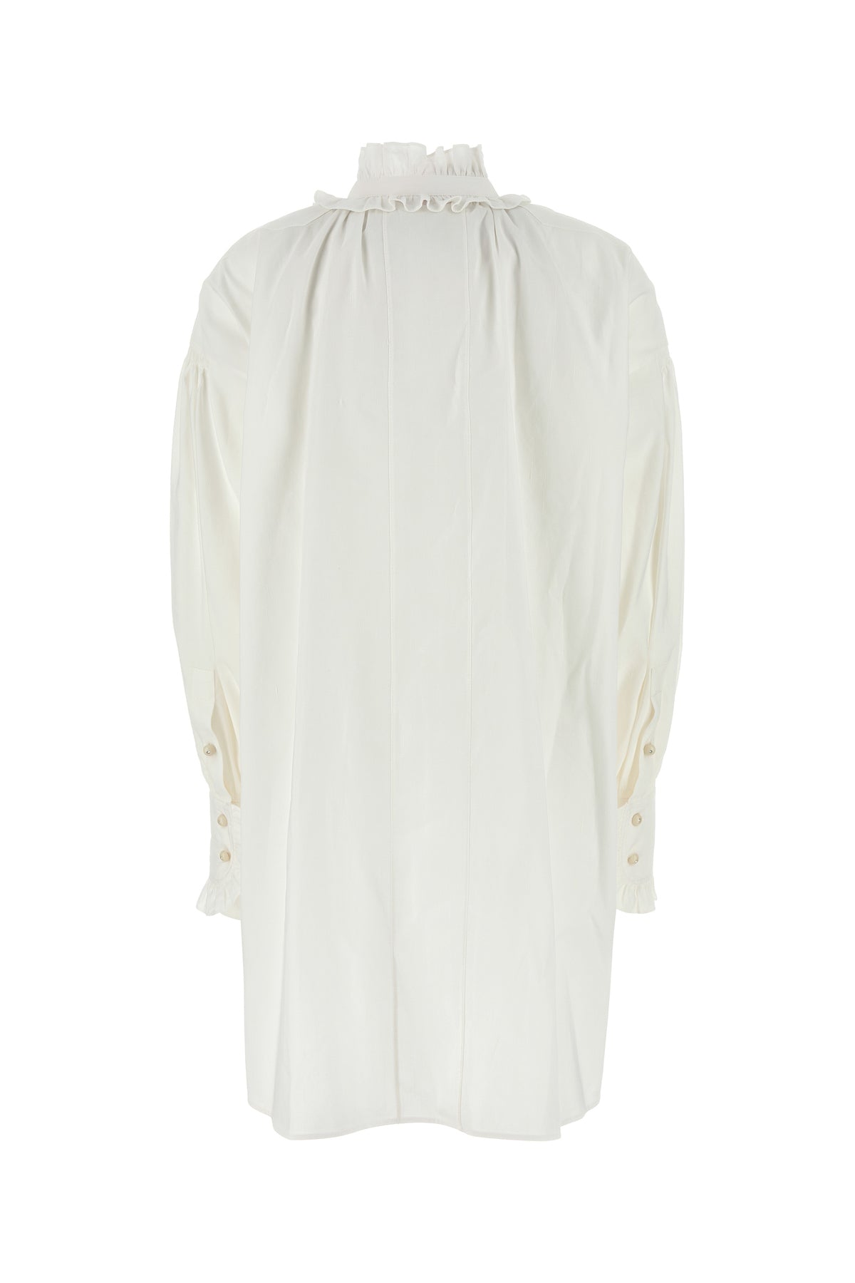 Valentino Garavani Abito in misto cotone bianco, view 2