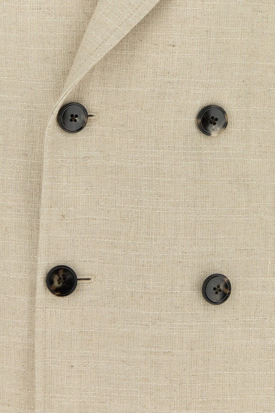 Valentino Garavani Giacca in misto lino beige, view 5