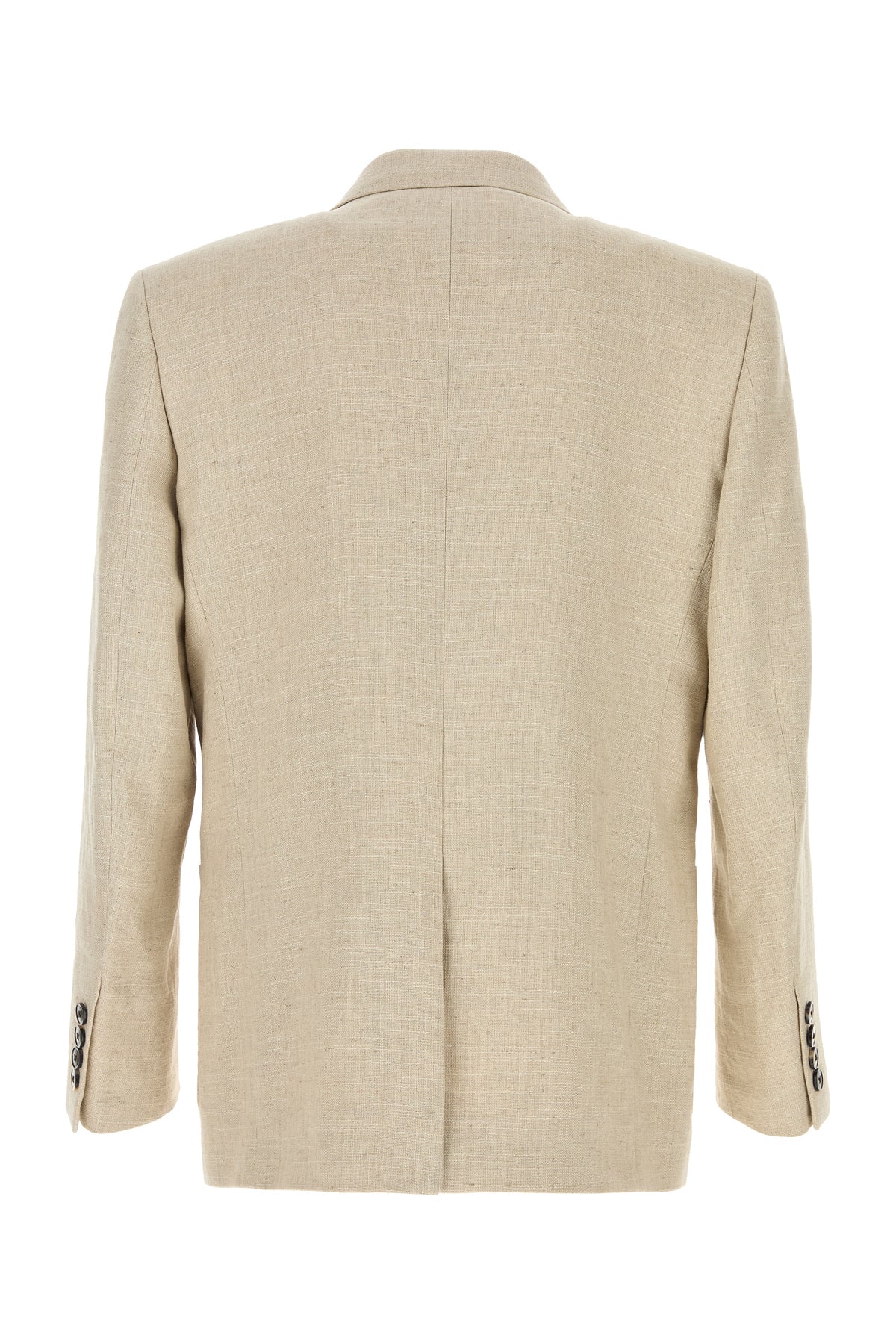 Valentino Garavani Giacca in misto lino beige, view 2