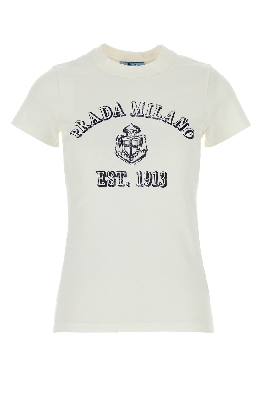 Prada T-shirt in cotone bianco