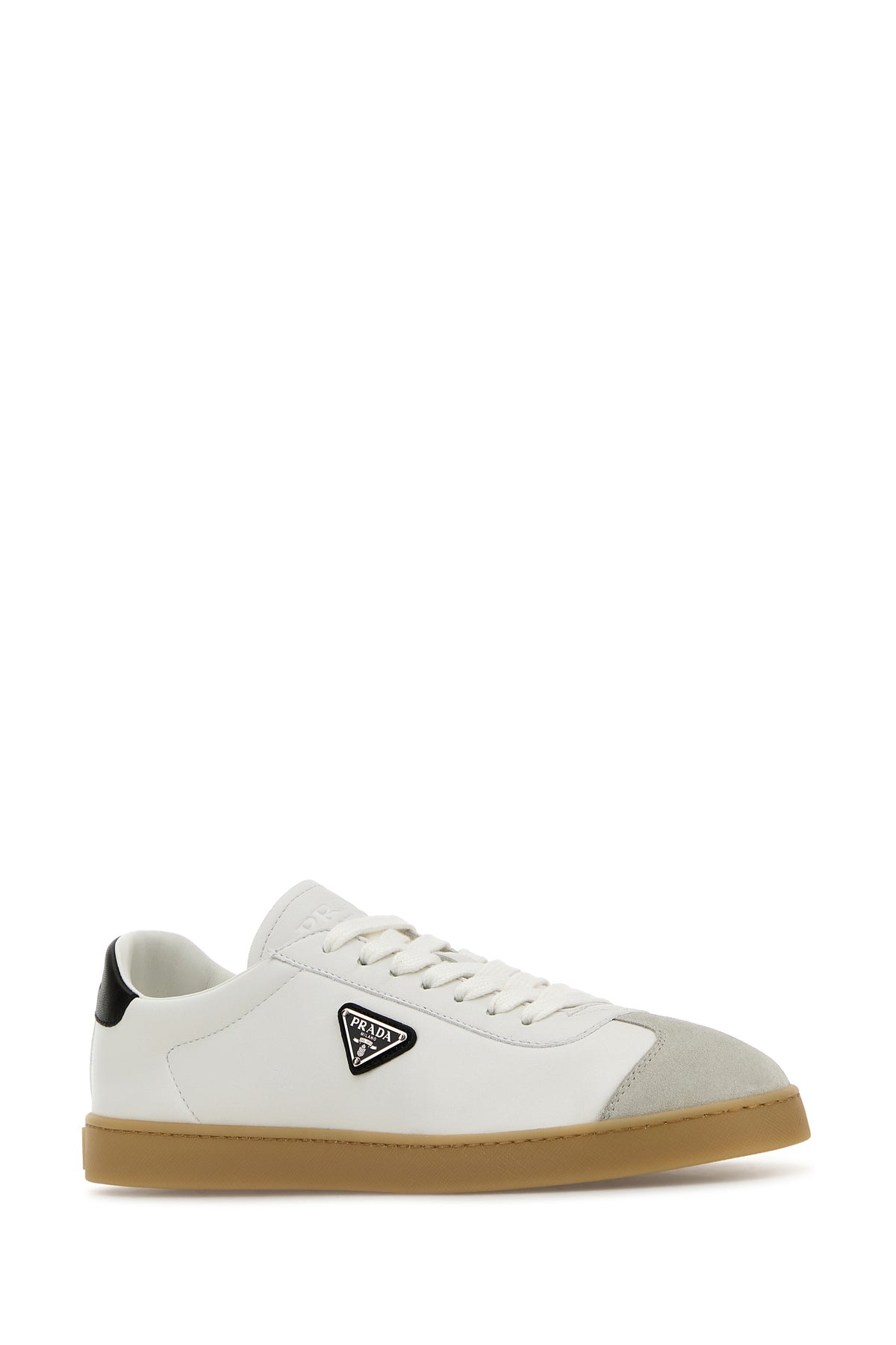 Prada Sneakers in nappa bianca, view 2
