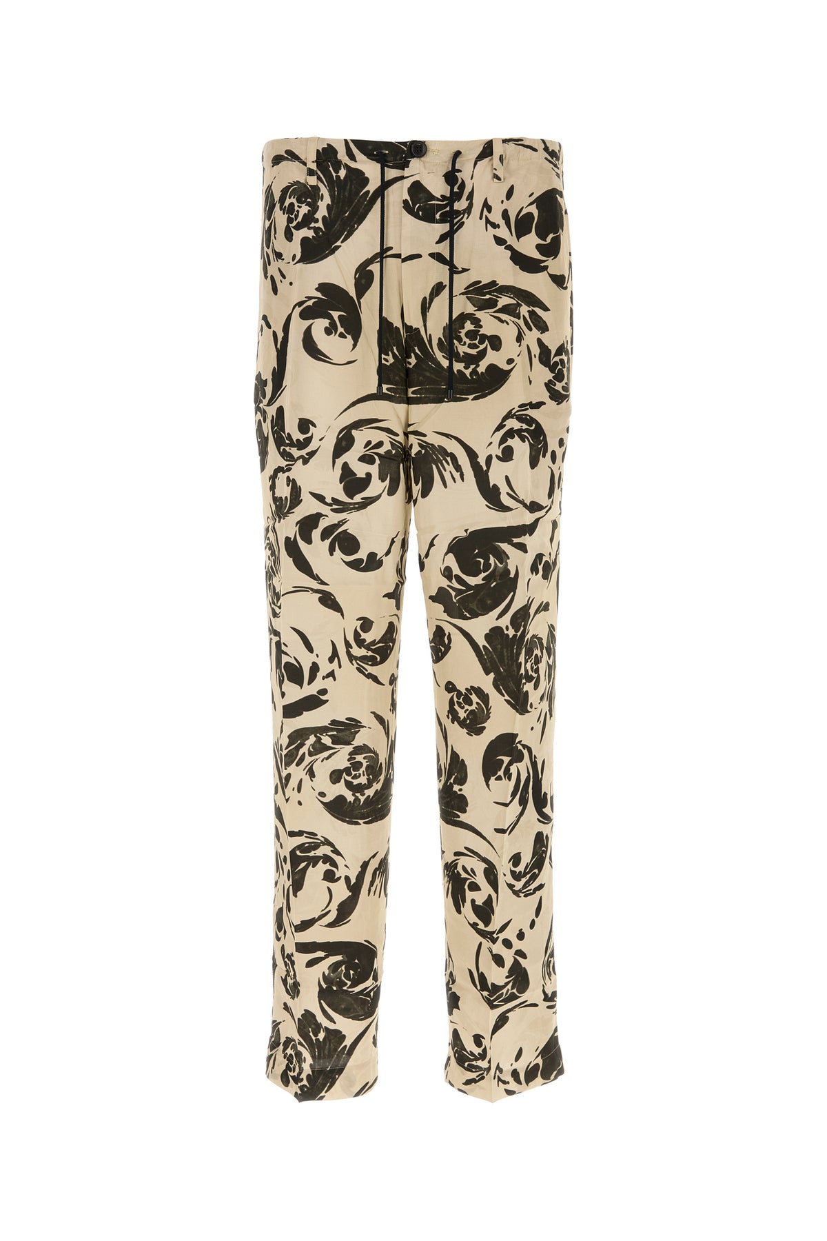 Dries Van Noten Pantalone Penny in viscosa stampata