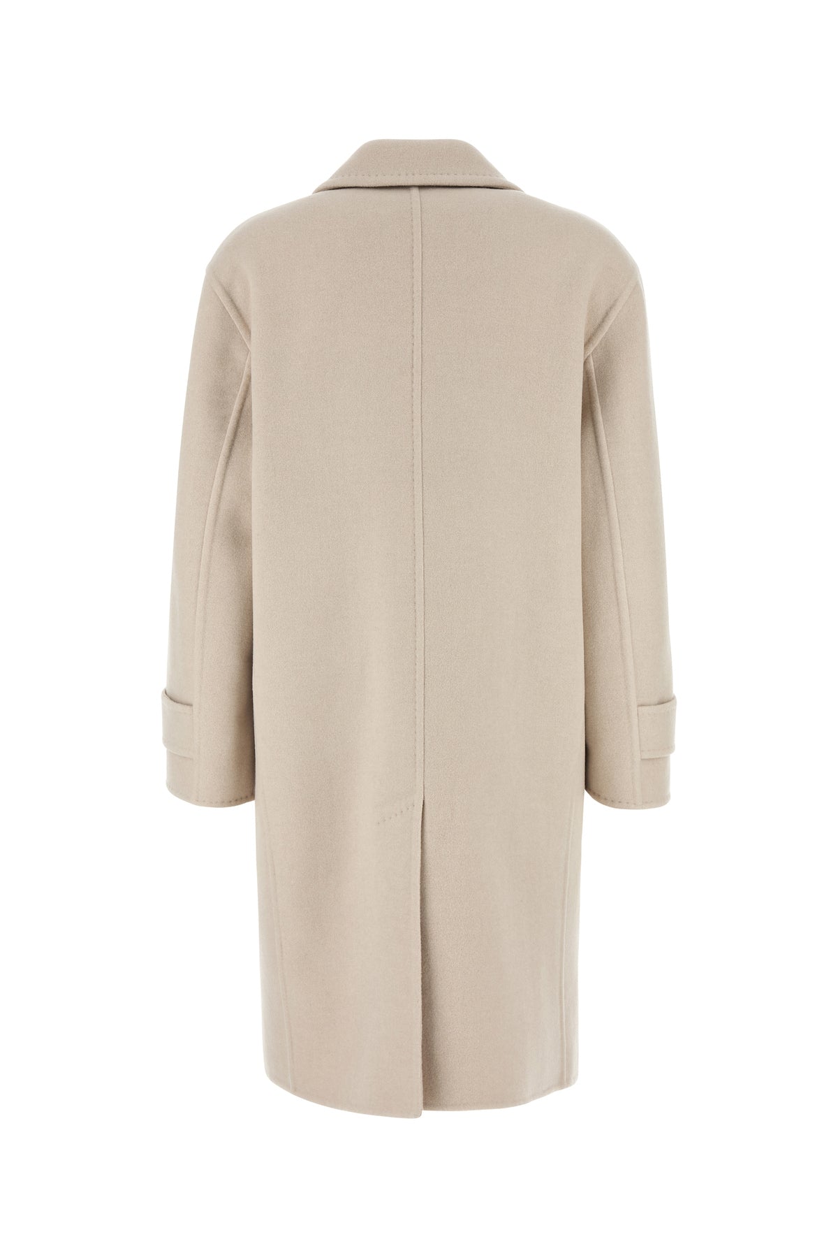 Max Mara Cappotto Nogara in misto lana sabbia, view 2