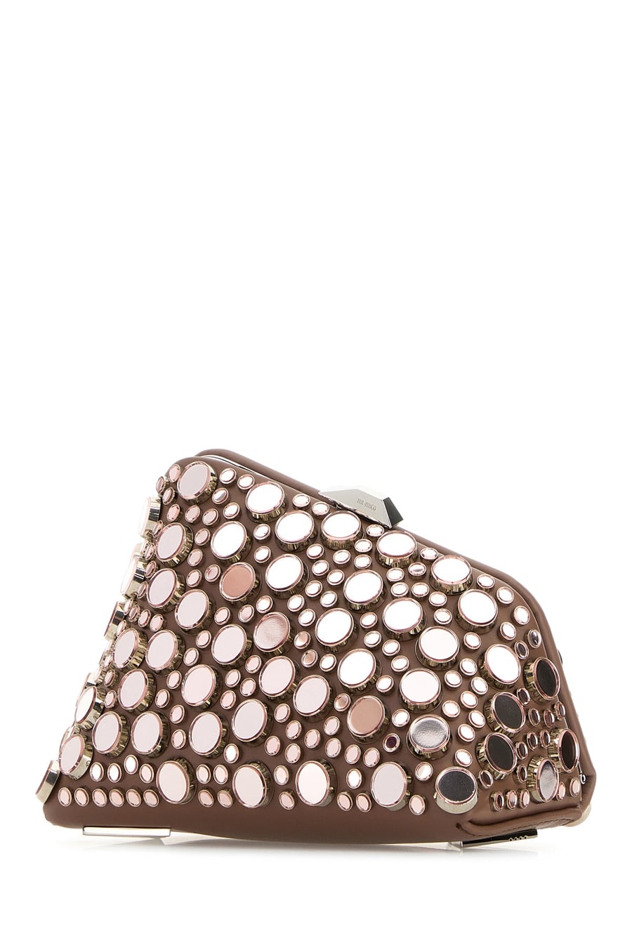 The Attico Clutch Midnight in pelle decorata, view 2