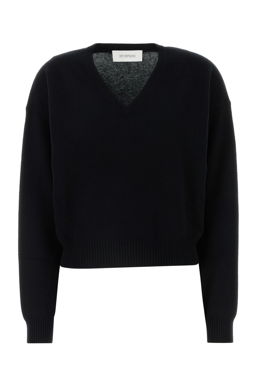 Sportmax Maglione Polis in misto lana nera