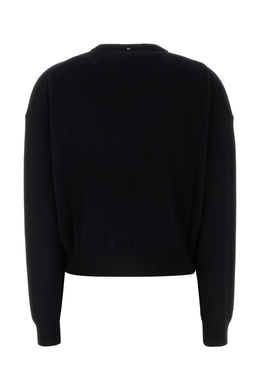 Sportmax Maglione Polis in misto lana nera, view 2